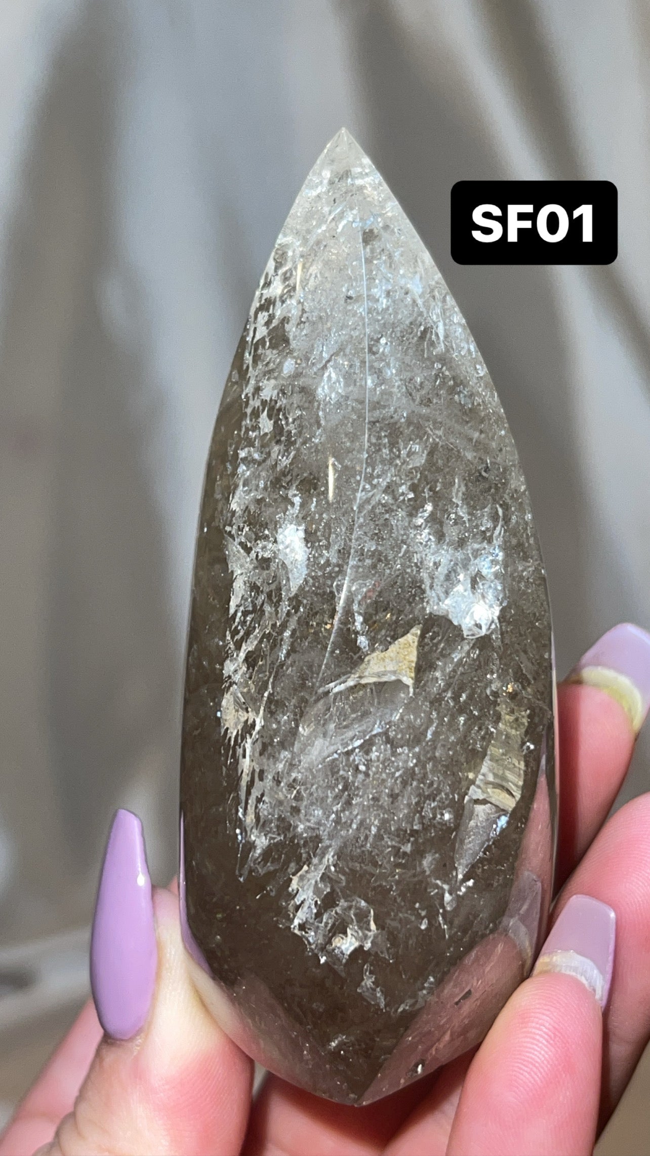 Smoky Quartz AAA Flame