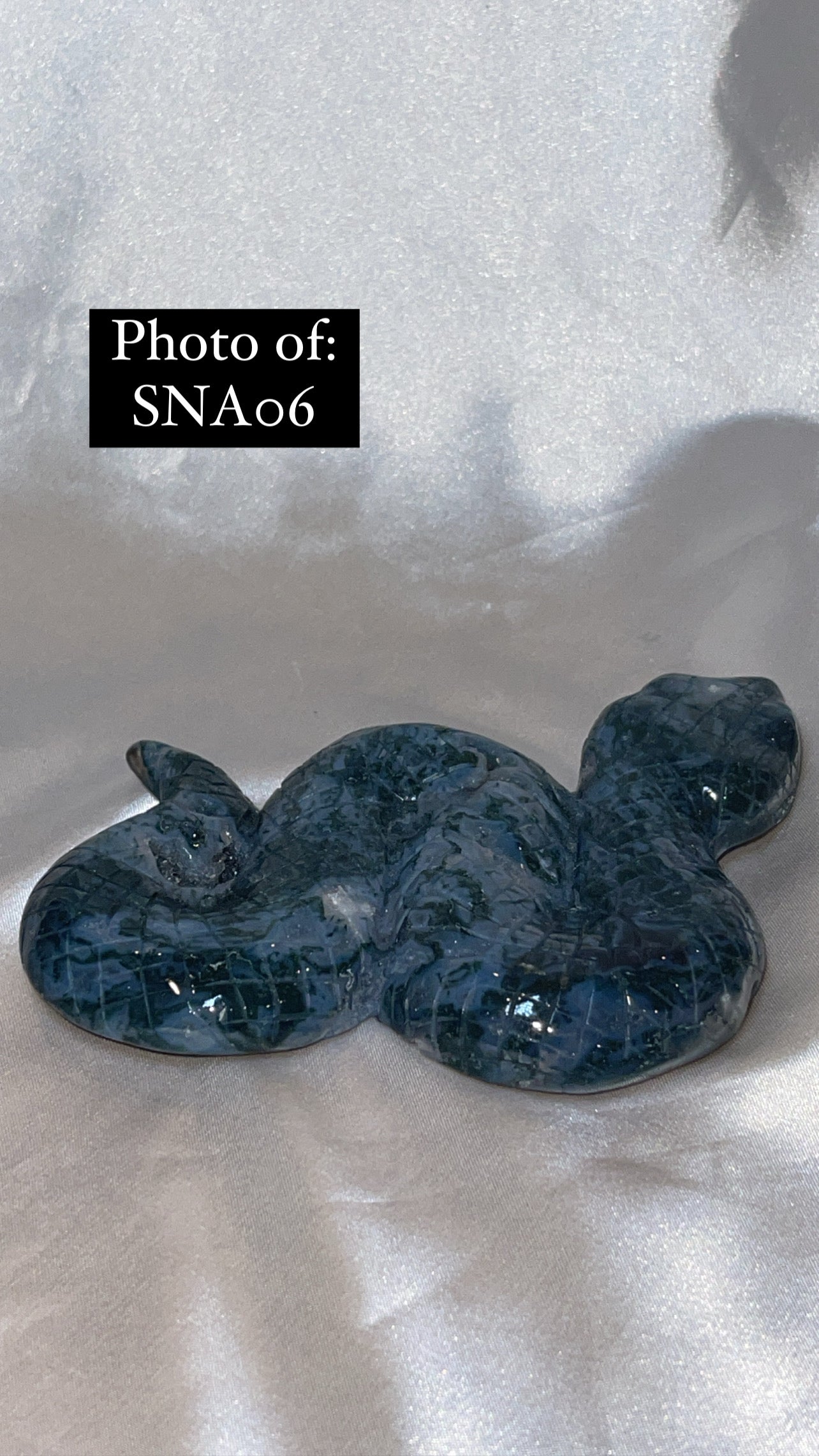 Moss Agate Large Snake