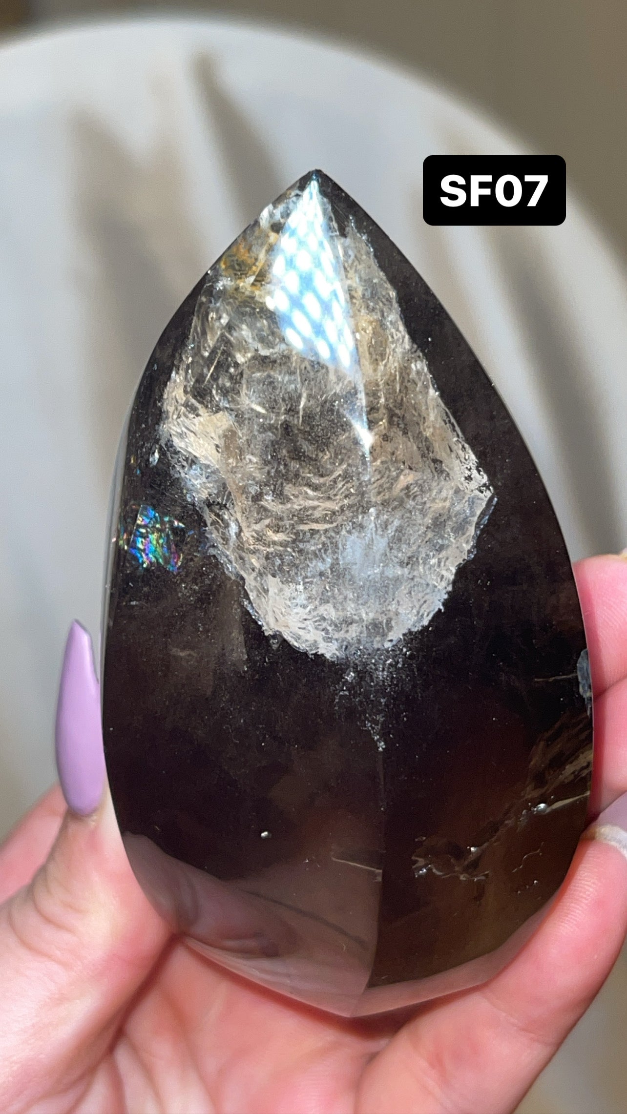 Smoky Quartz AAA Flame