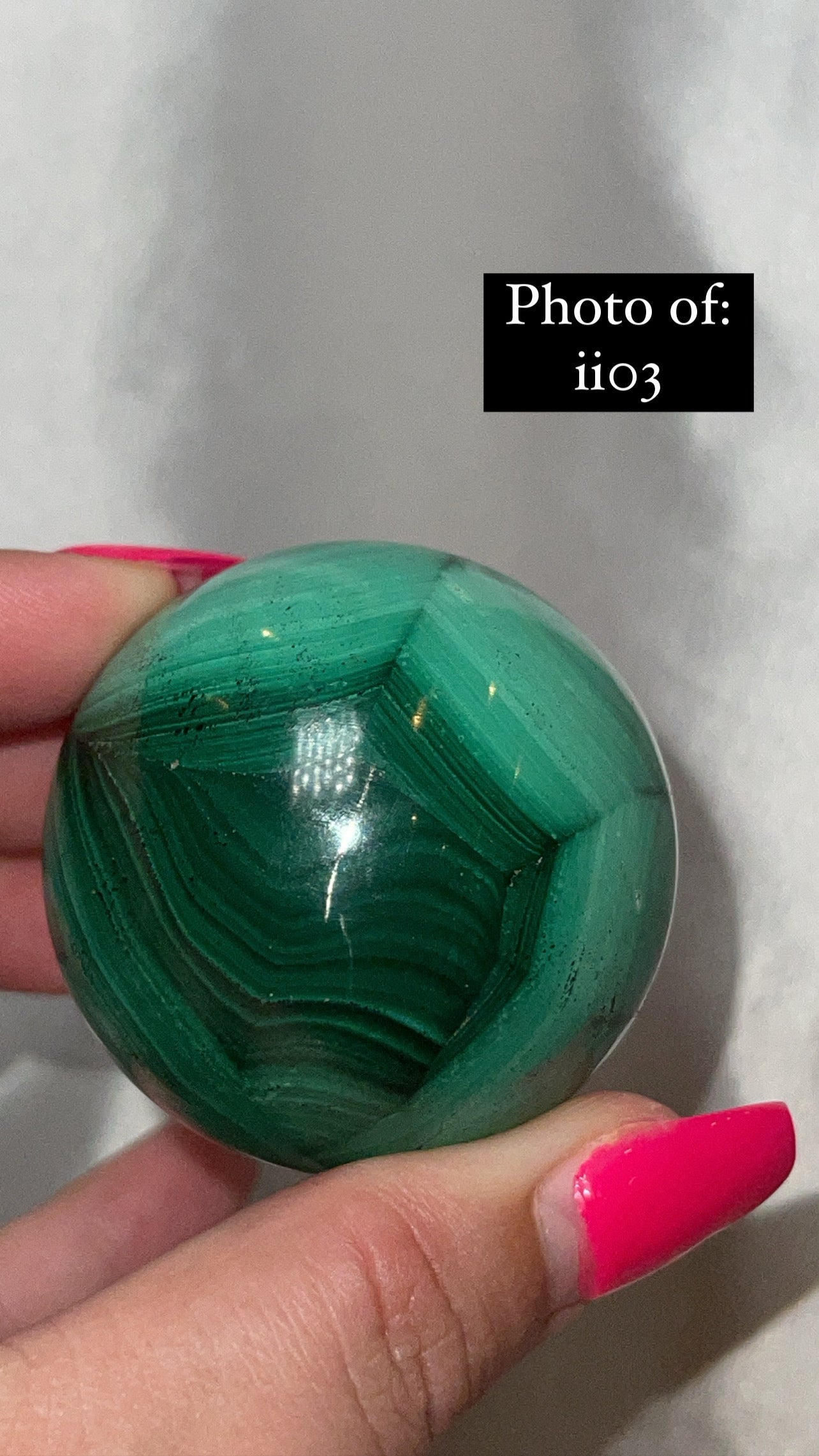 Malachite AA Large/XL Sphere
