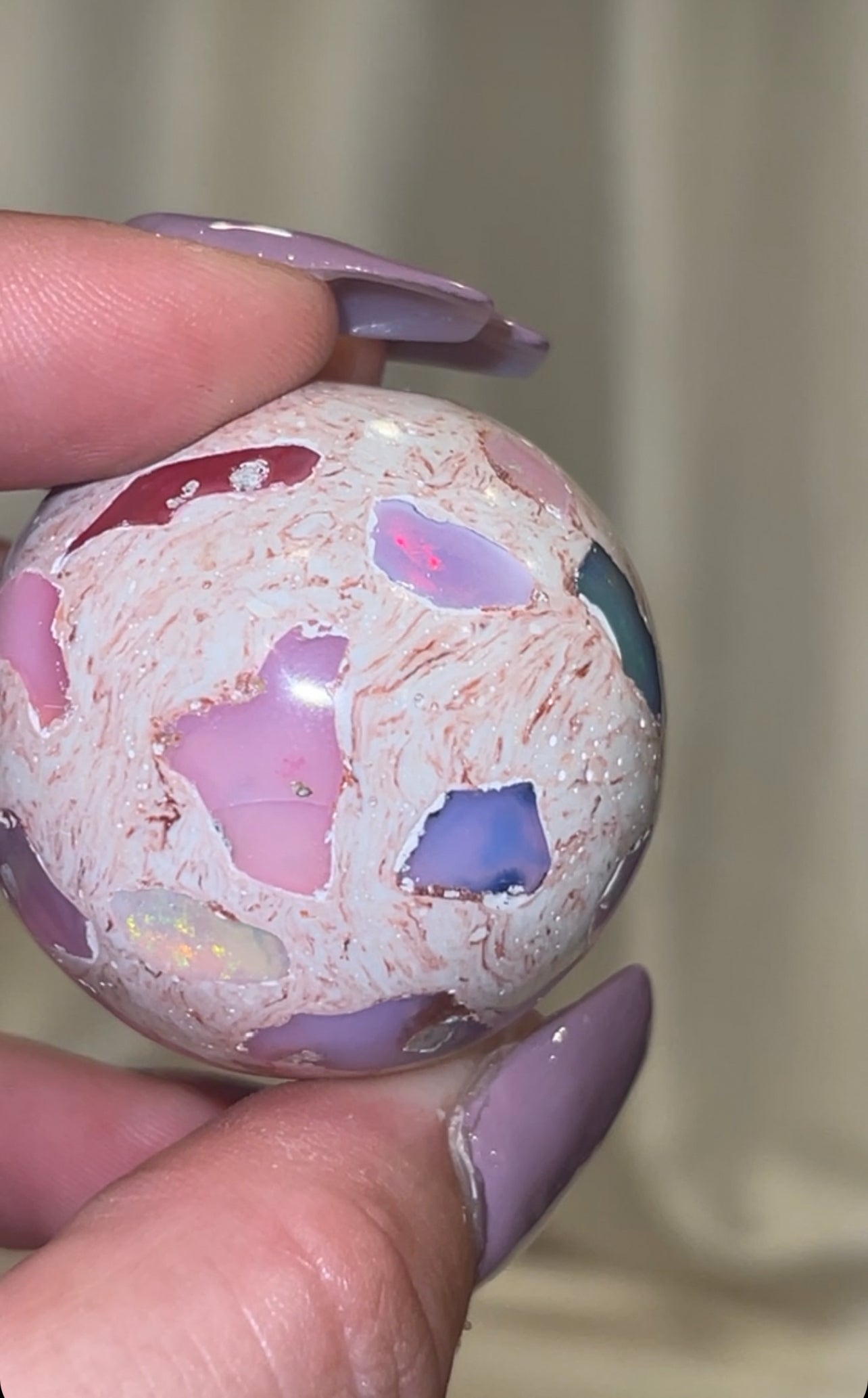 Mexican Fire Opal AAA Sphere
