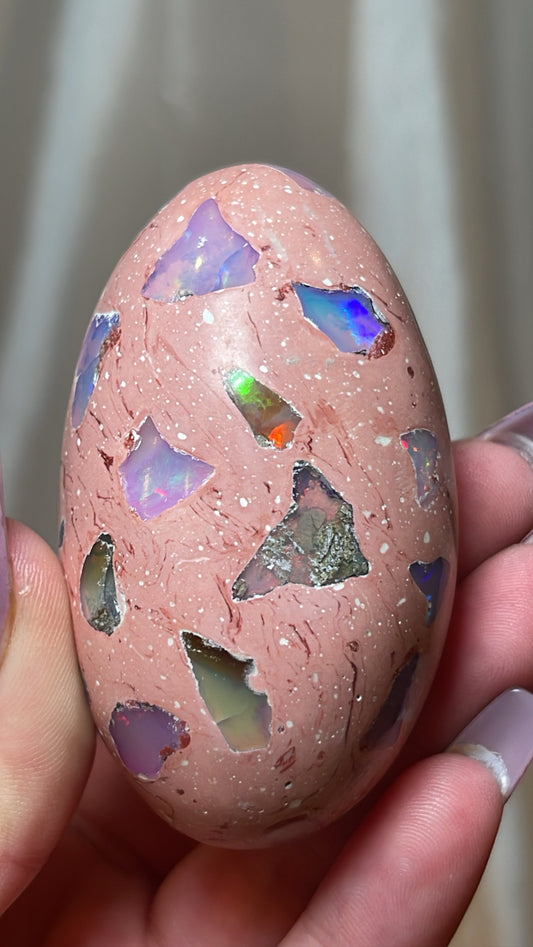 Mexican Fire Opal AAA Egg