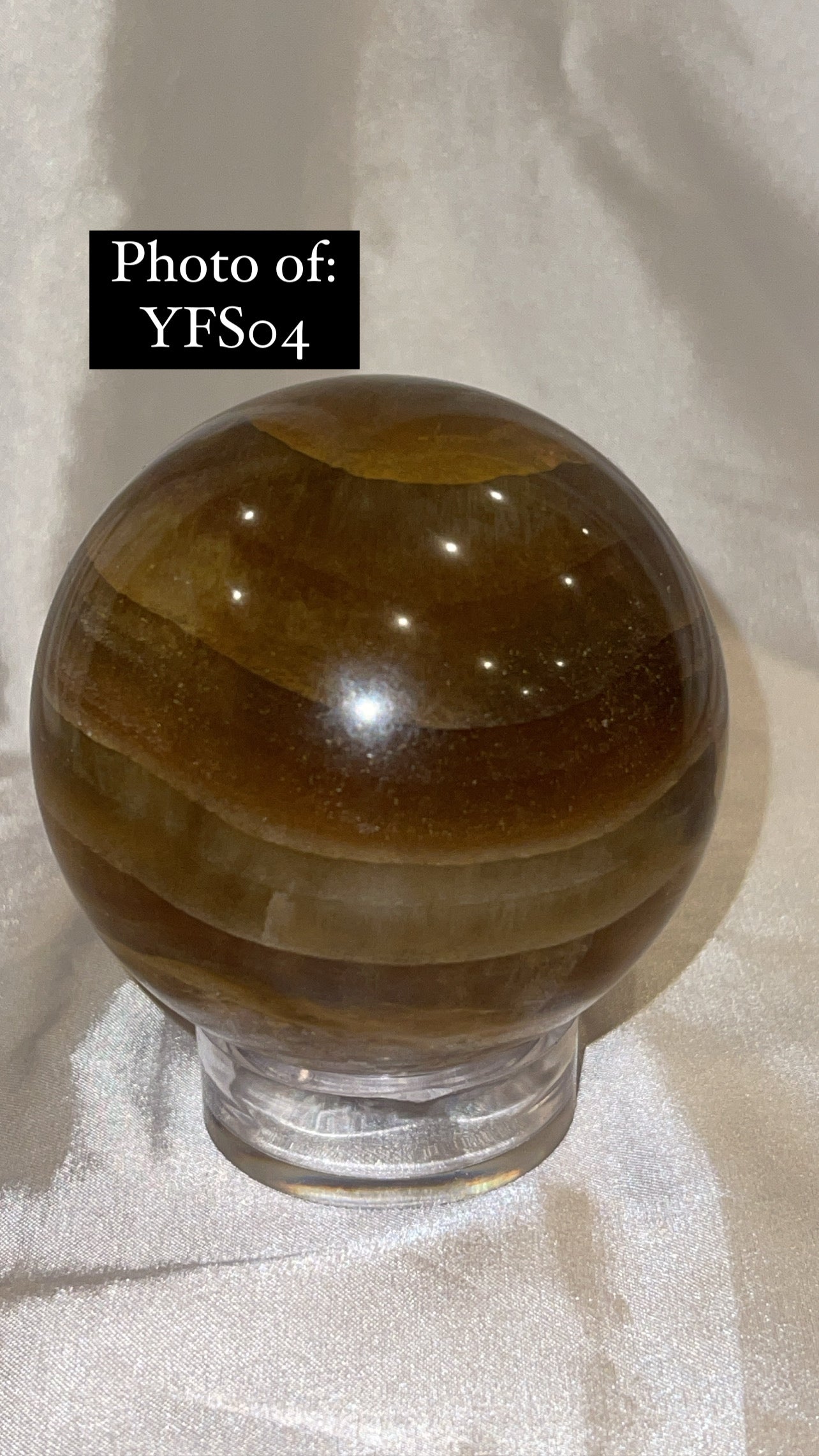 Bumblebee Fluorite Large Sphere