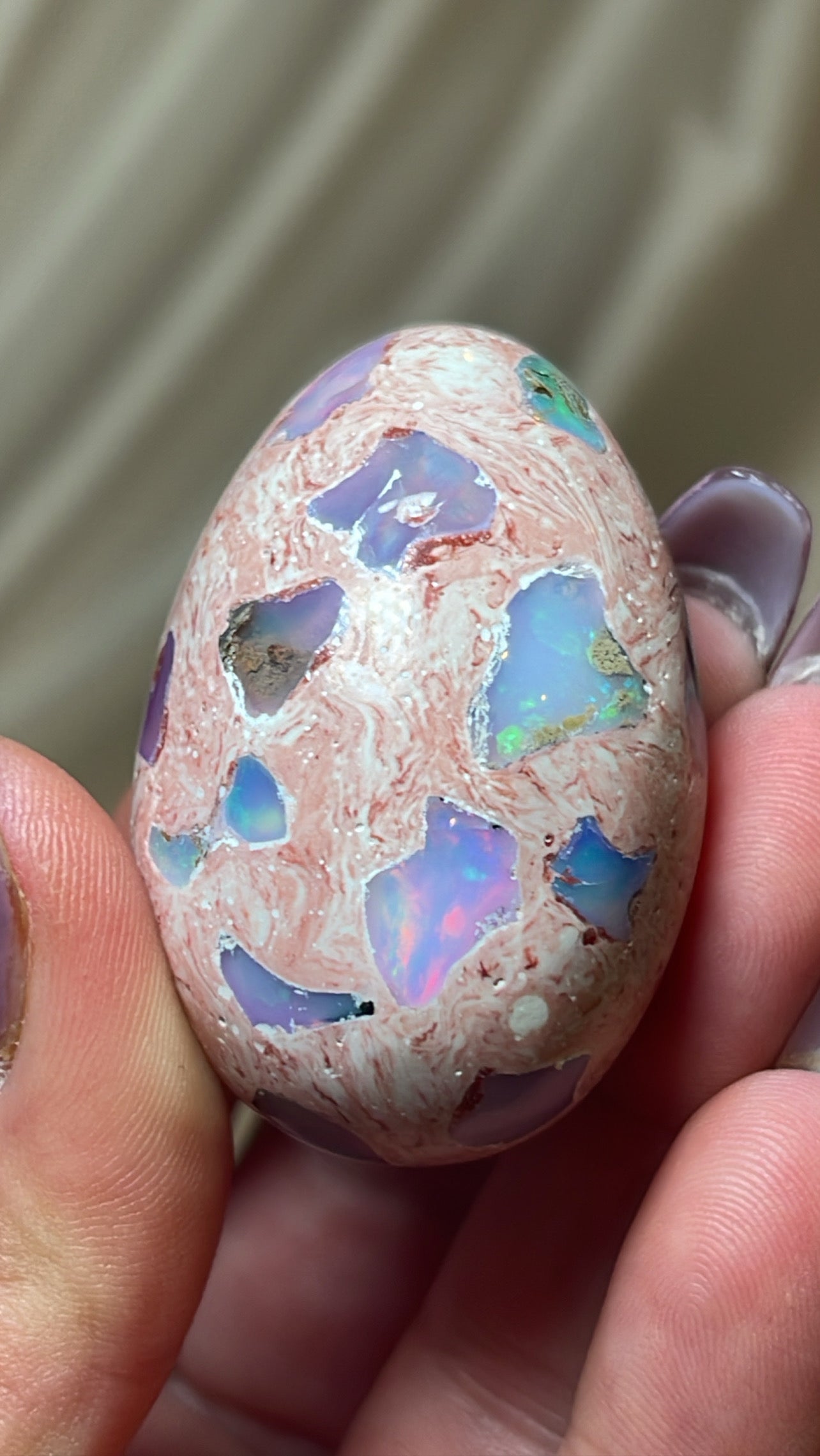 Mexican Fire Opal AAA Egg