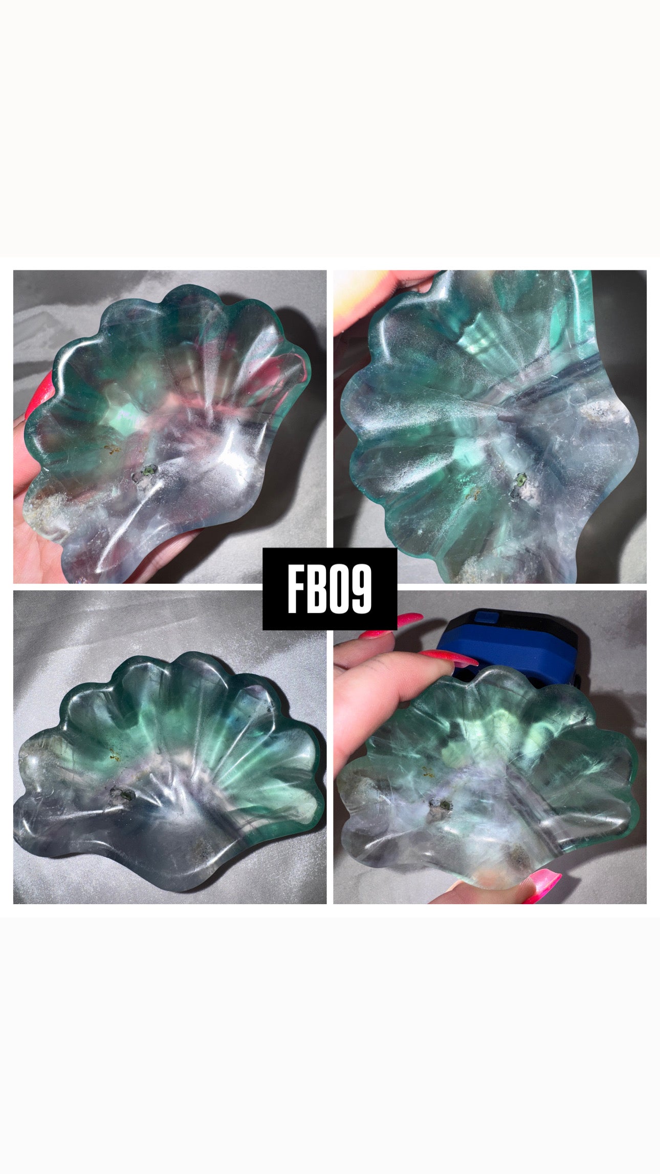 Fluorite Shell Bowl