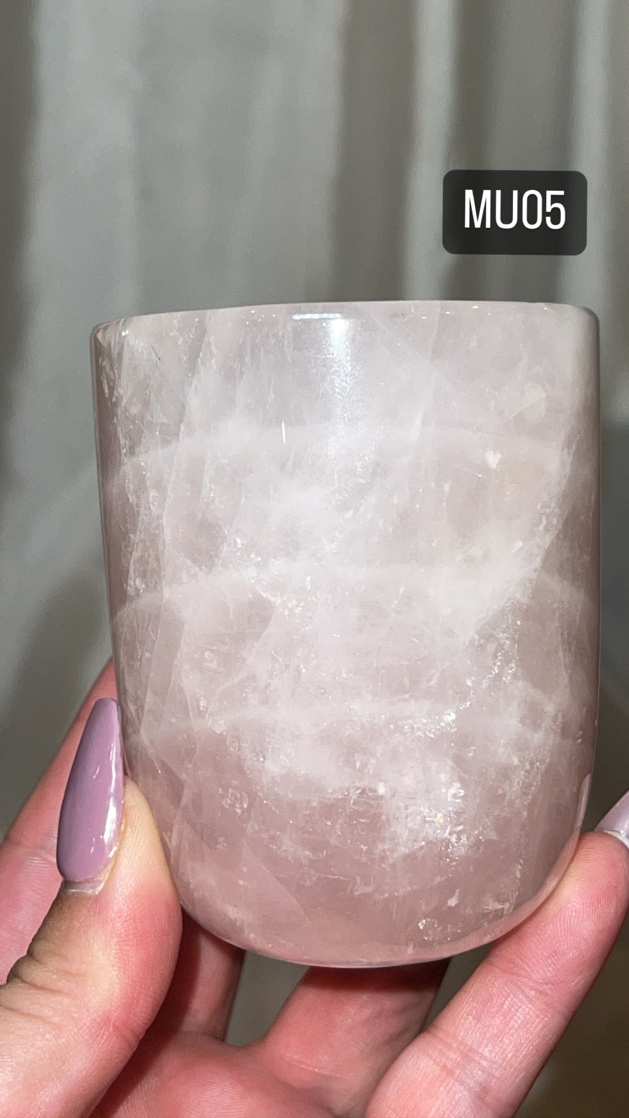 Rose Quartz AAA Cup