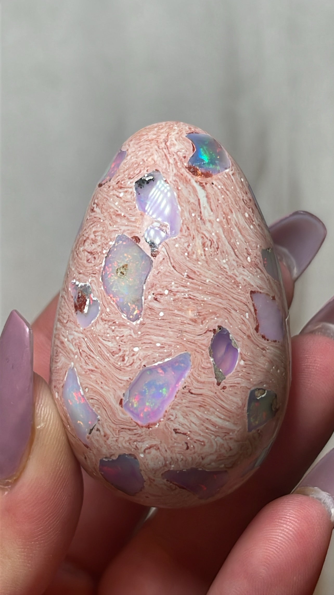 Mexican Fire Opal AAA Egg