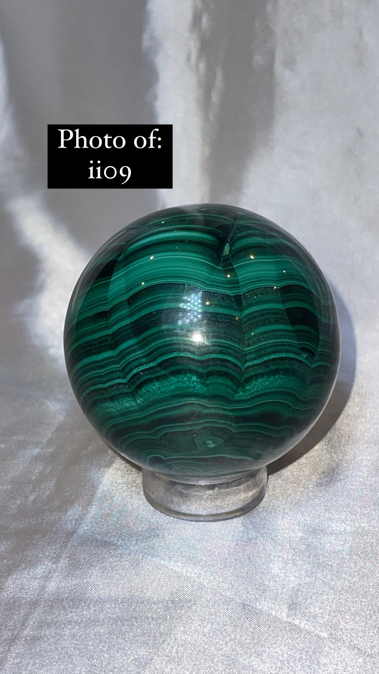 Malachite AA Large/XL Sphere