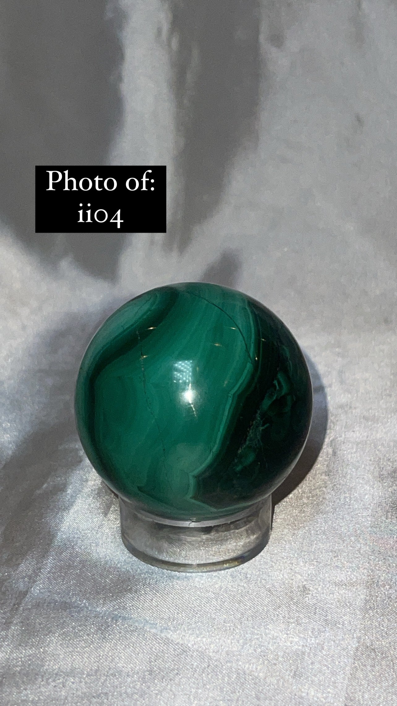 Malachite AA Large/XL Sphere