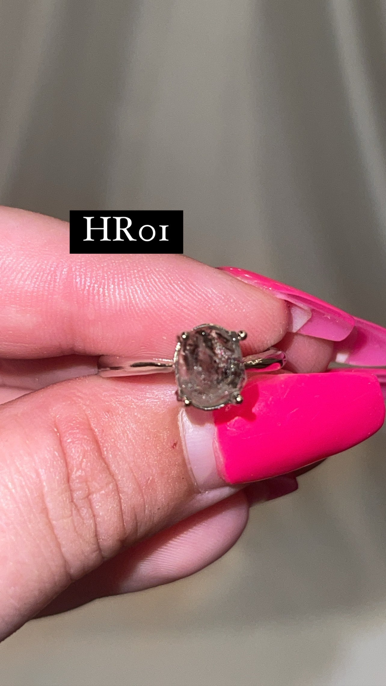 Herkimer Diamond Adjustable Ring (Choose Your Own)