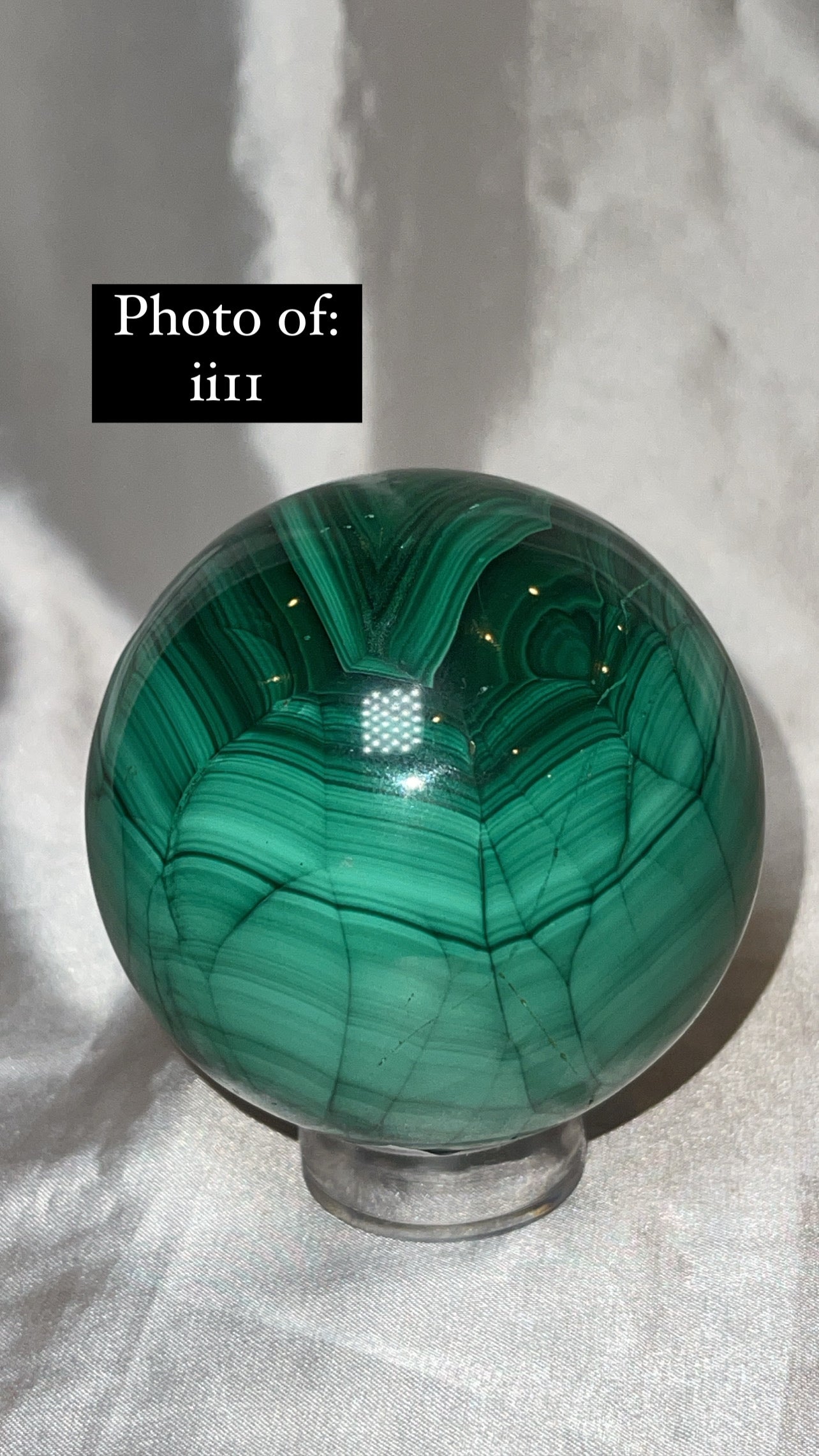 Malachite AA Large/XL Sphere