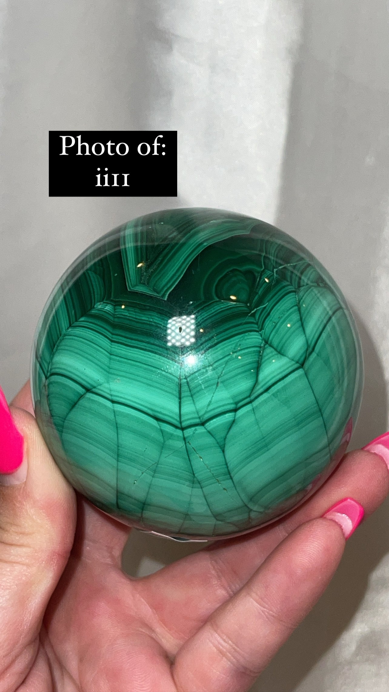Malachite AA Large/XL Sphere