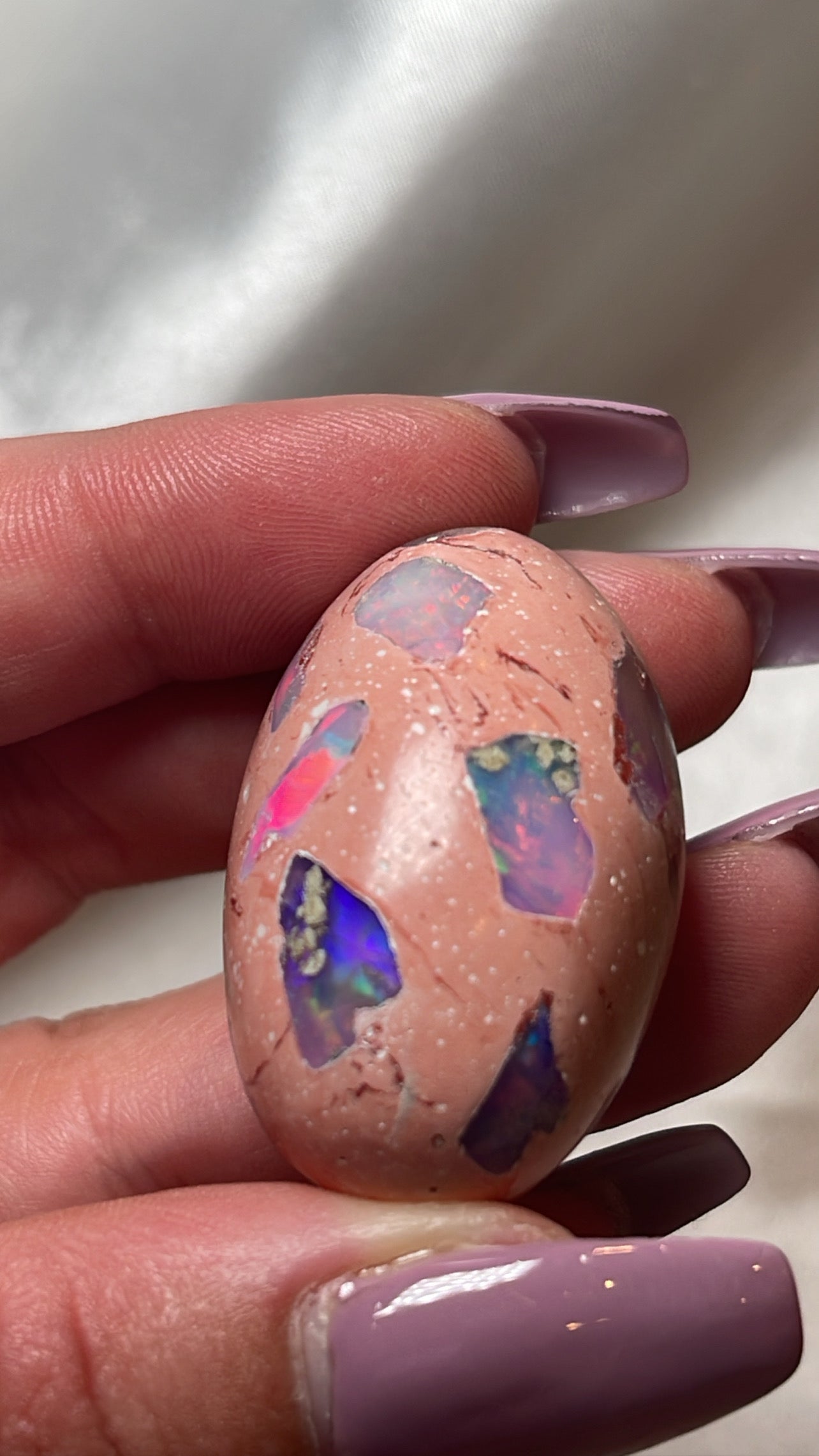 Mexican Fire Opal AAA Egg