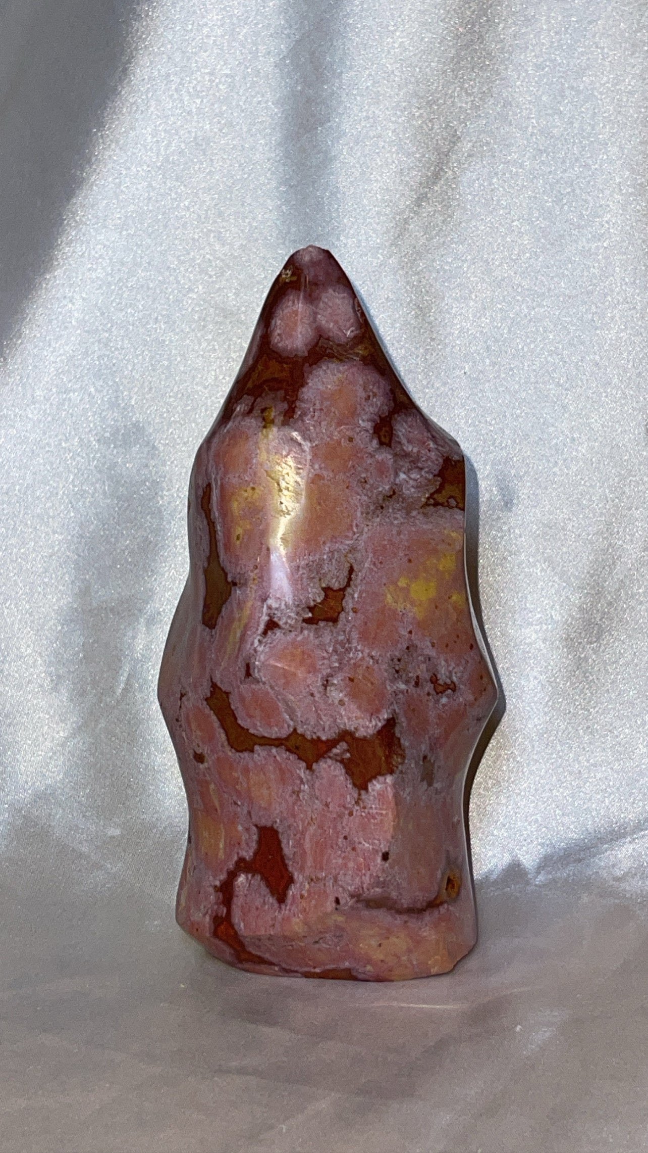 Pink Ocean Jasper AAA Large Flame
