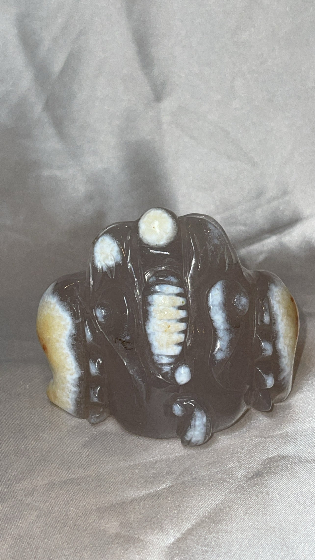 Druzy Agate Money Frog