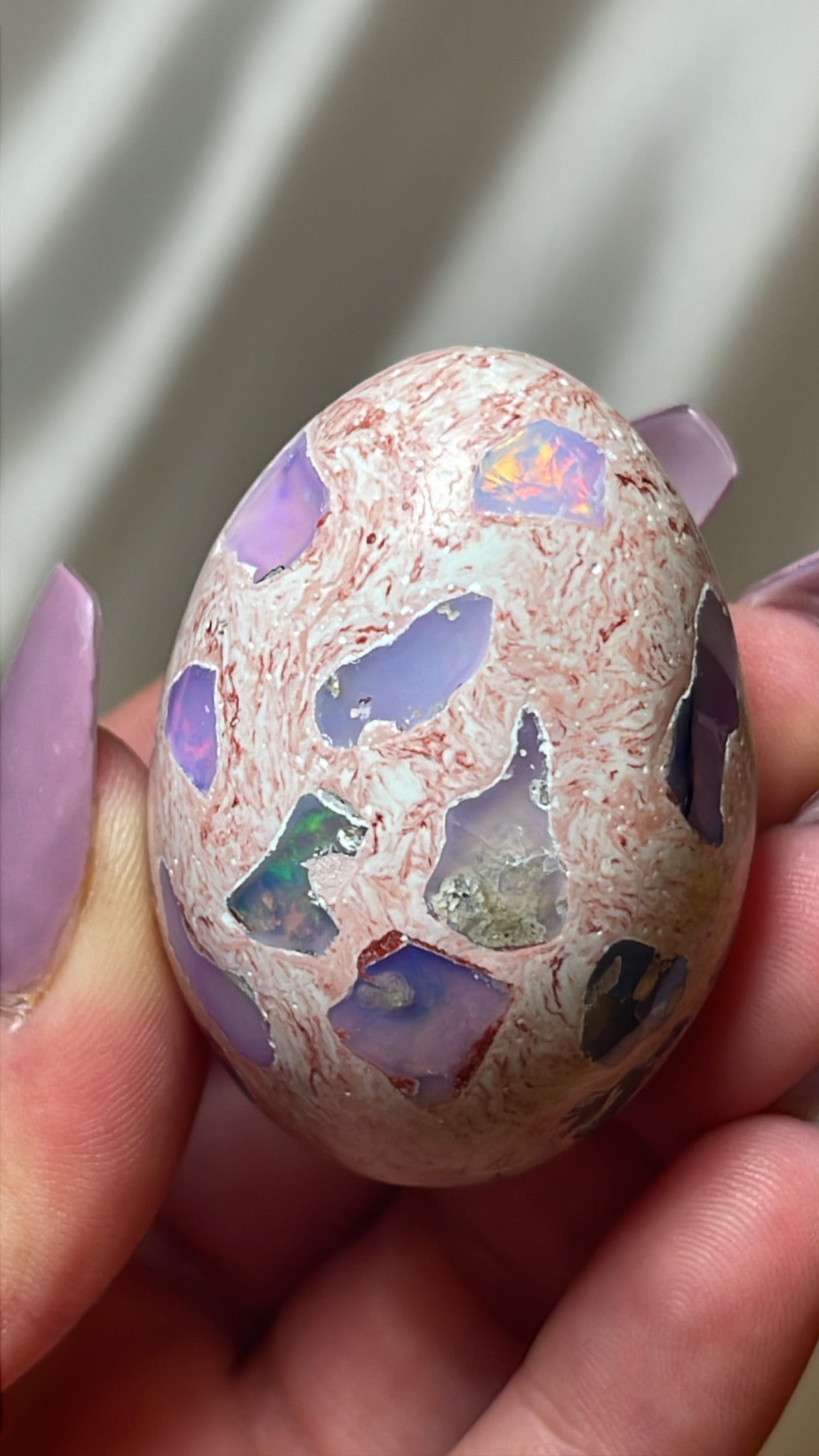 Mexican Fire Opal AAA Egg