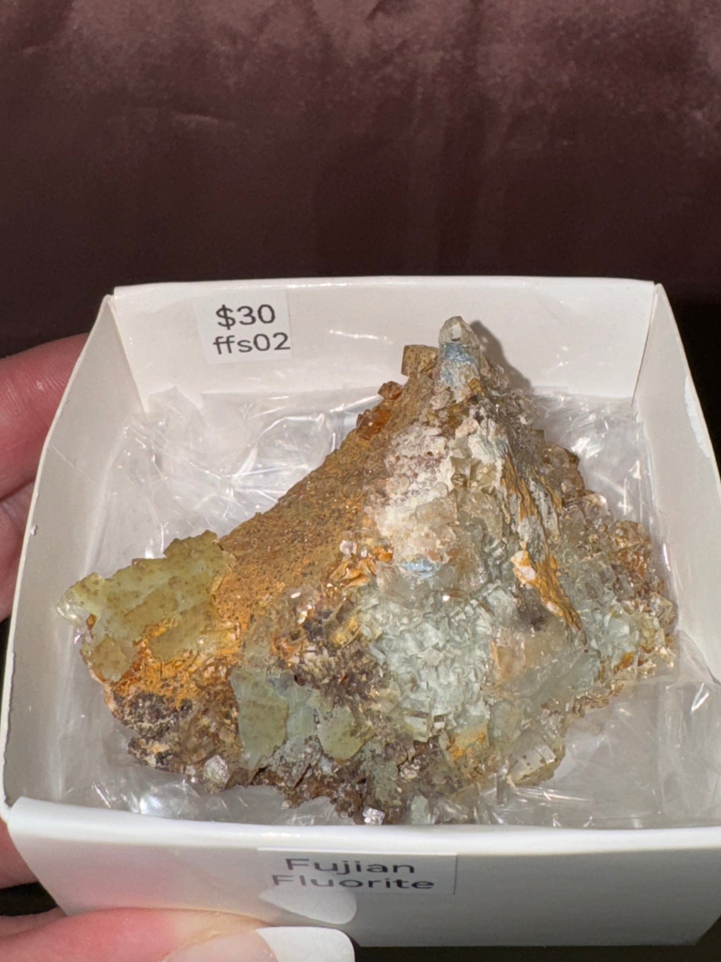 Colorless Fujian Fluorite Specimen