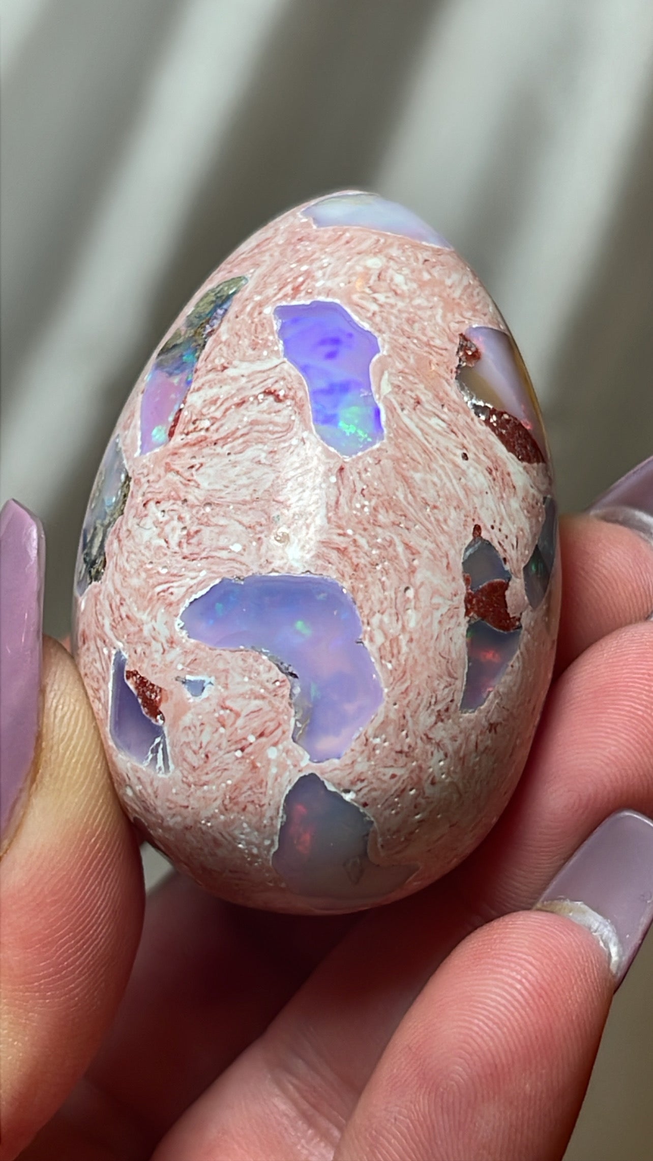 Mexican Fire Opal AAA Egg