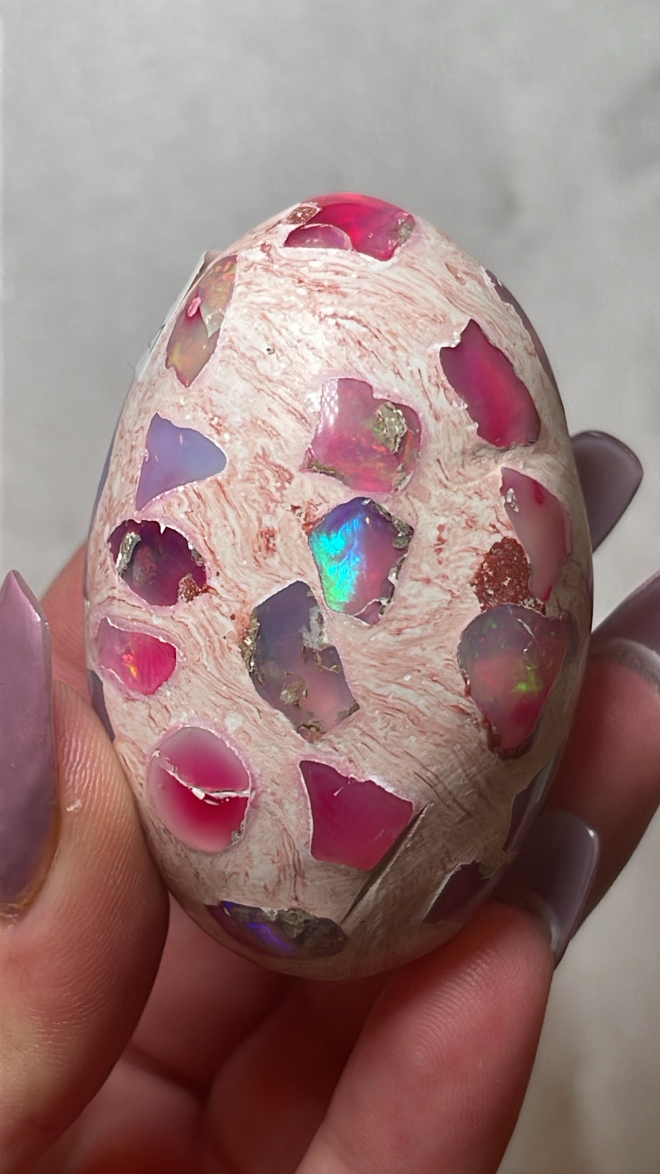 Mexican Fire Opal AAA Egg