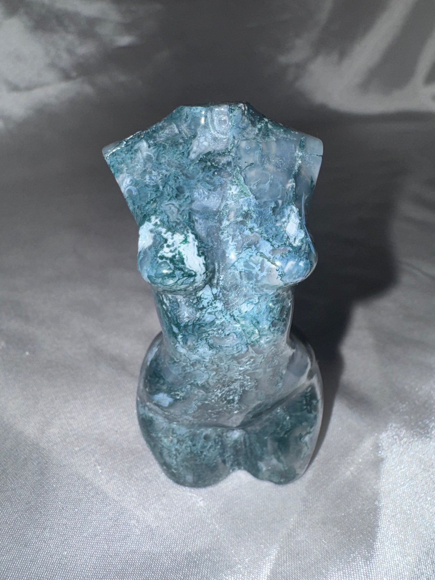 Moss Agate Large Goddess Body (last one!)