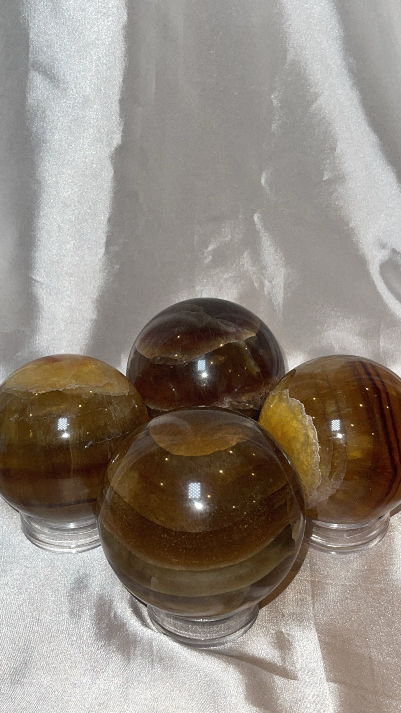 Bumblebee Fluorite Large Sphere