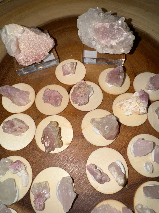 Crystalized Rose Quartz RARE!