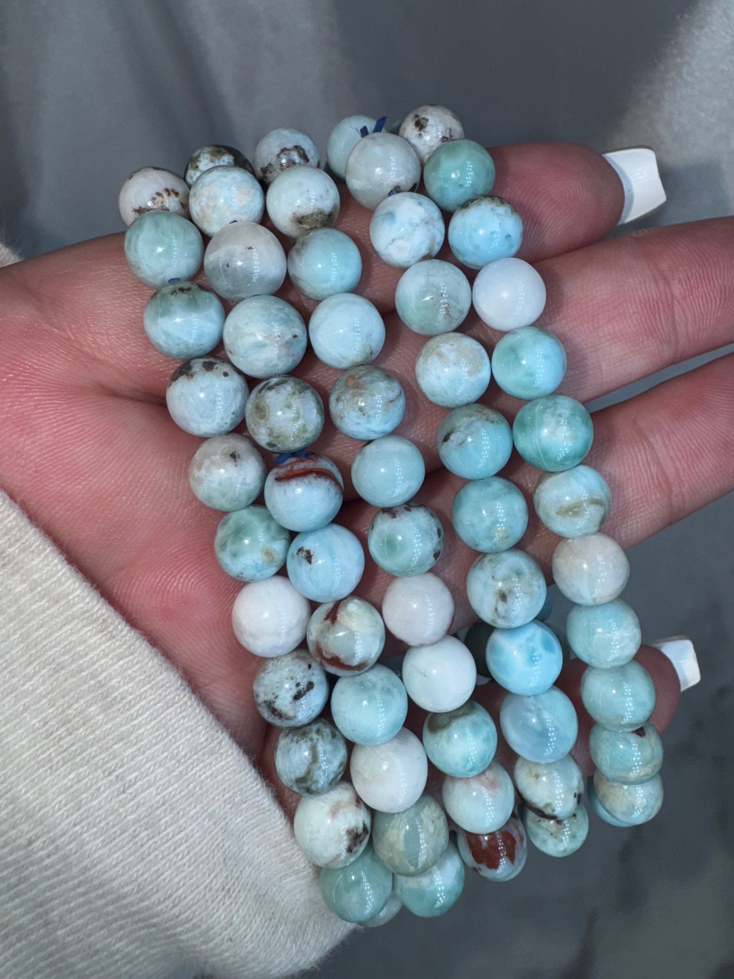 Larimar 8mm Bracelet