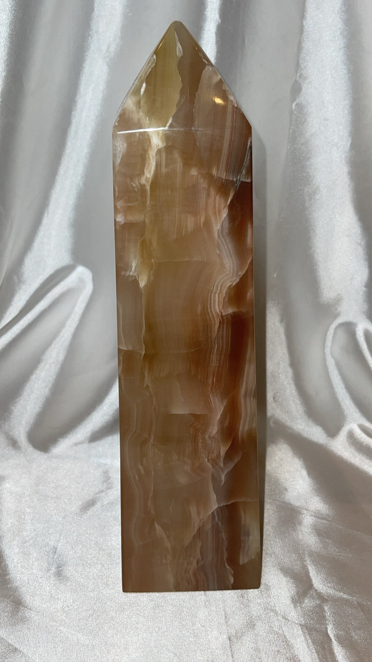 Honey Calcite XXXL Obleisk