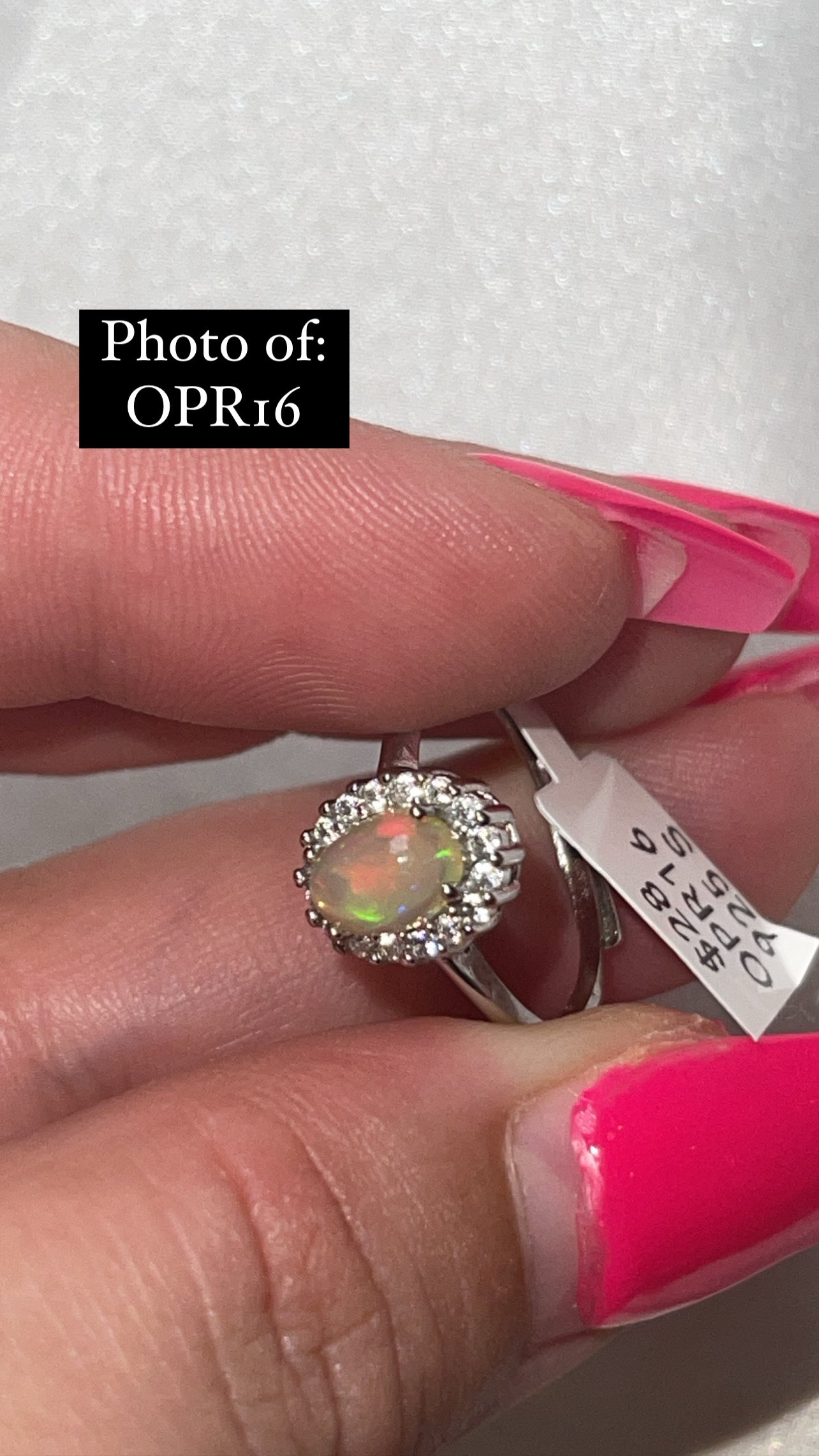 Ethiopian Welo Opal 925 Sterling Silver Adjustable Ring (Choose Your Own)