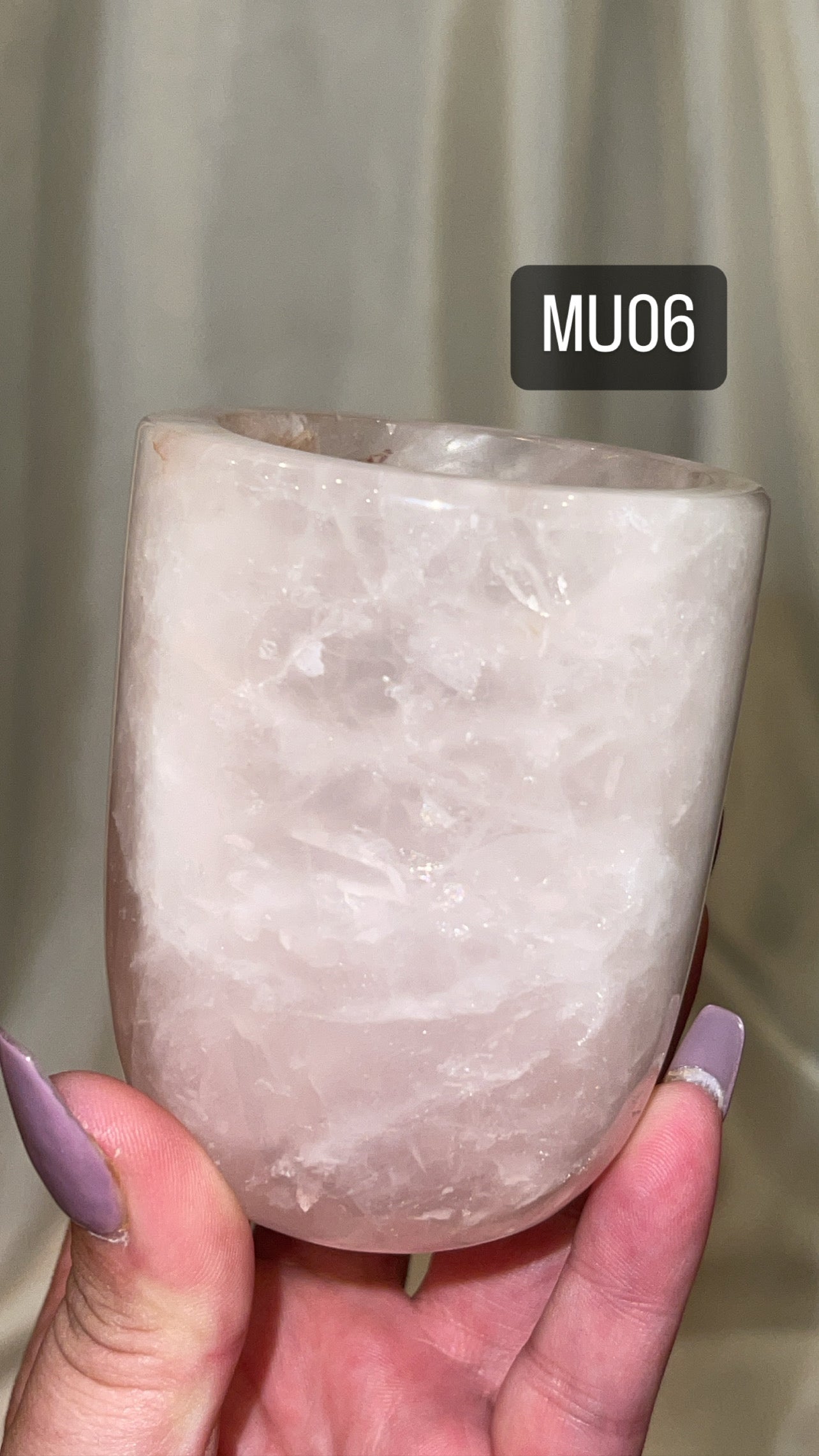 Rose Quartz AAA Cup