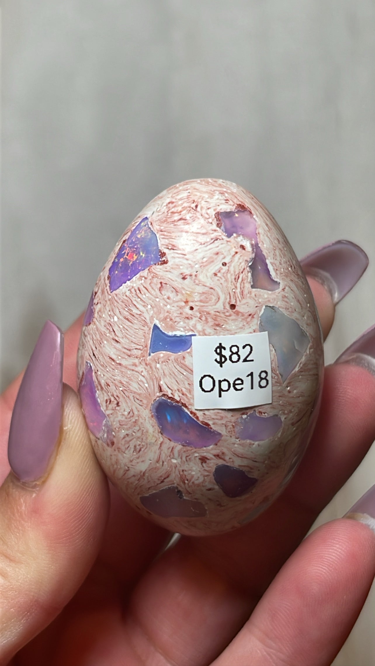 Mexican Fire Opal AAA Egg