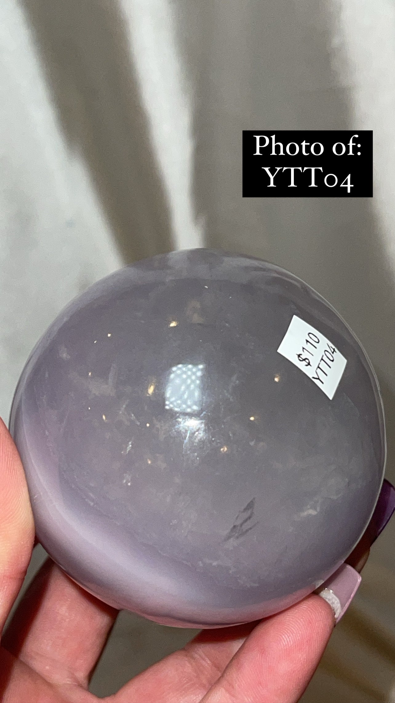 Yttrium Fluorite XL Sphere
