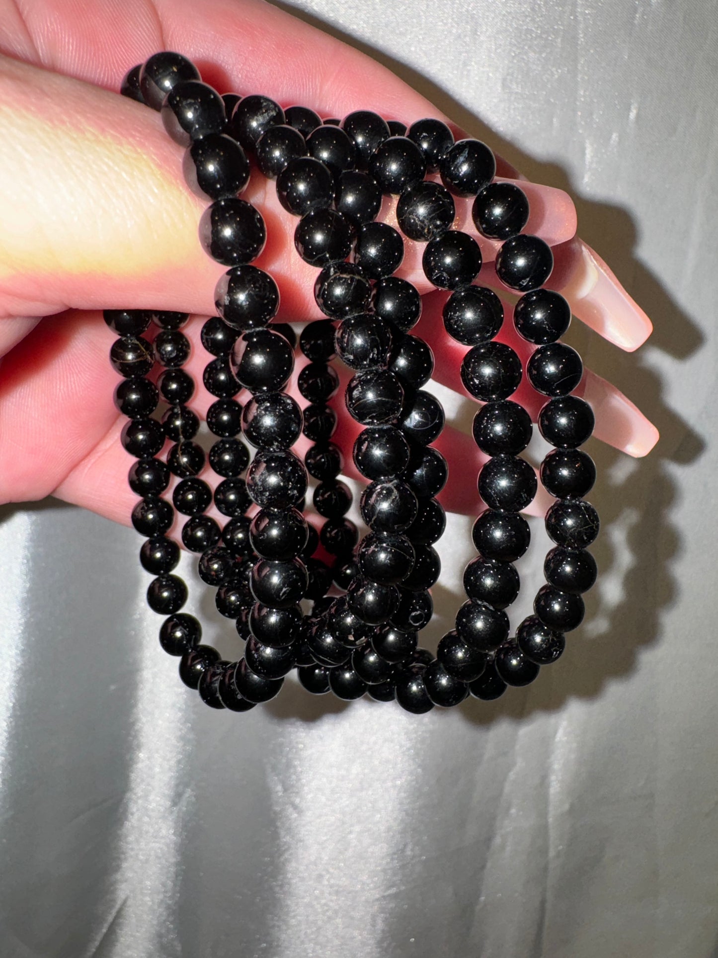 Black Tourmaline Bracelet 6mm