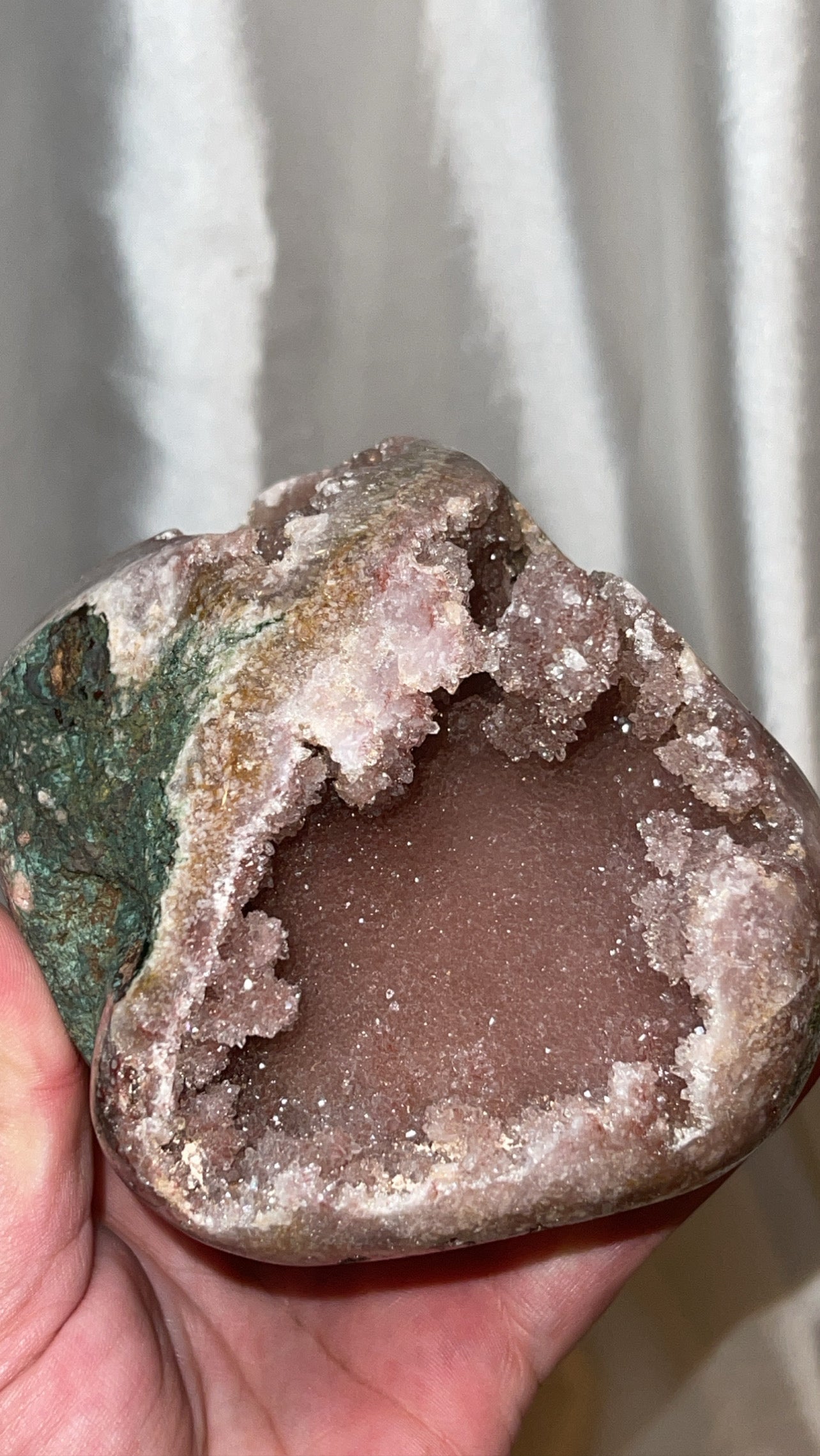 Pink Amethyst Druzy Large Stalachtite Freeform