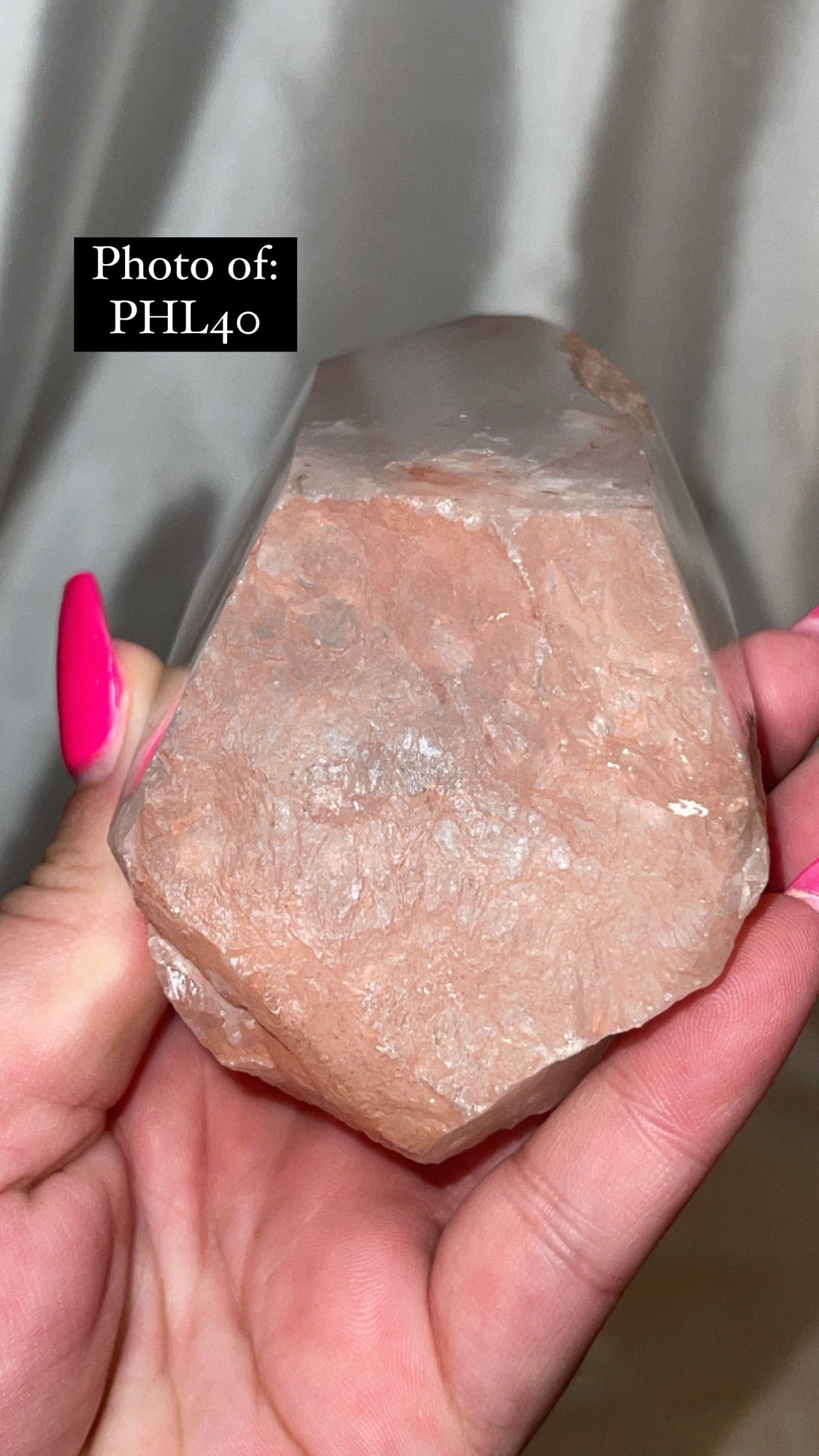 HIGH VIBRATION Hematite Lithium Semi Polished Point Large (one left!!!)