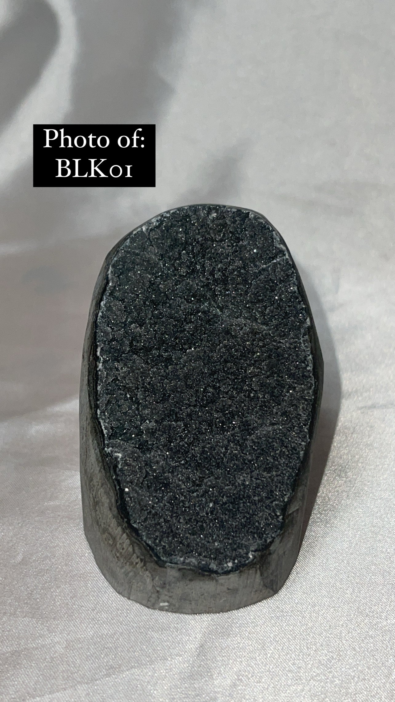 Black Amethyst Cut Base