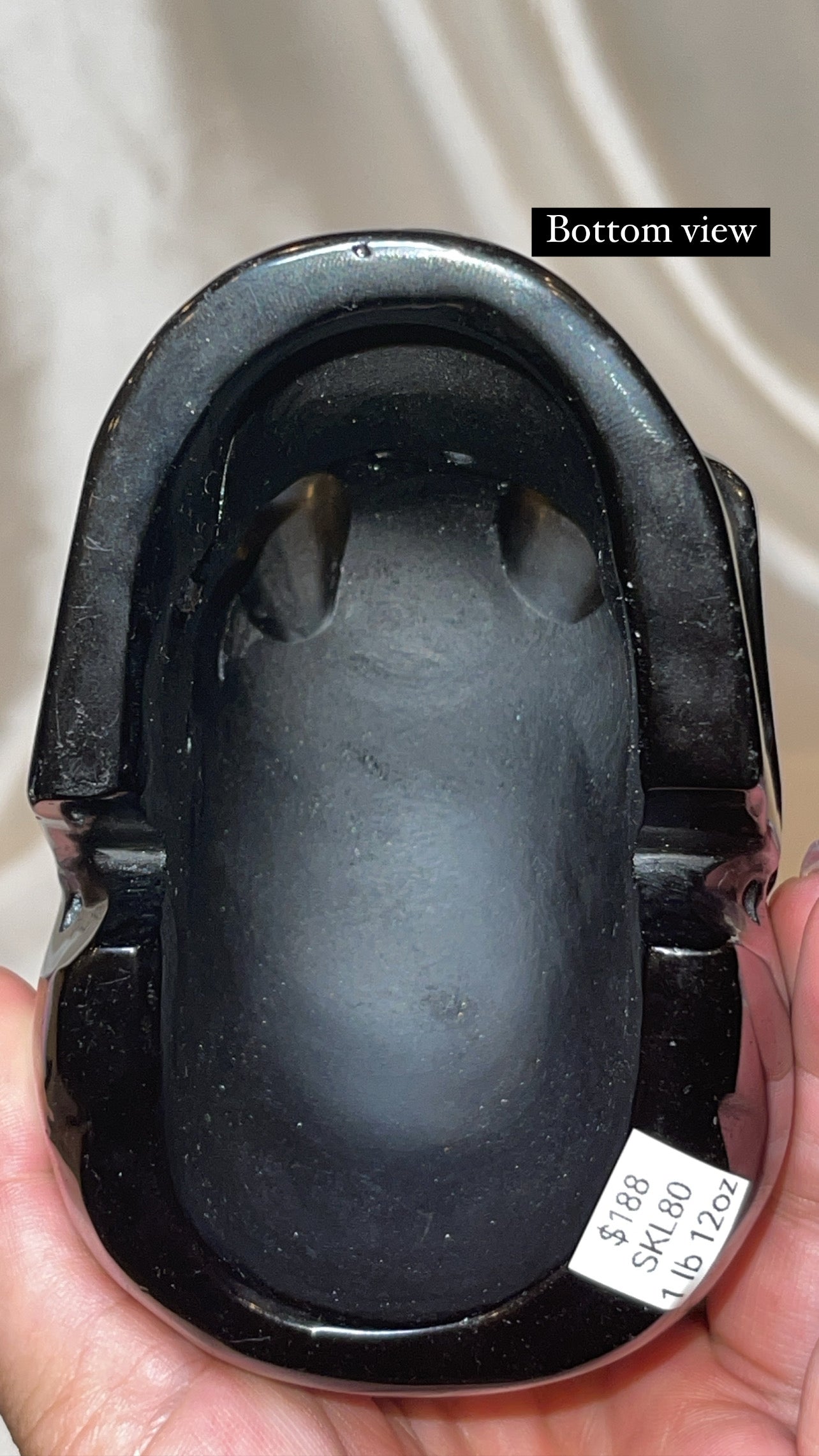 Obsidian Hollow XL Skull