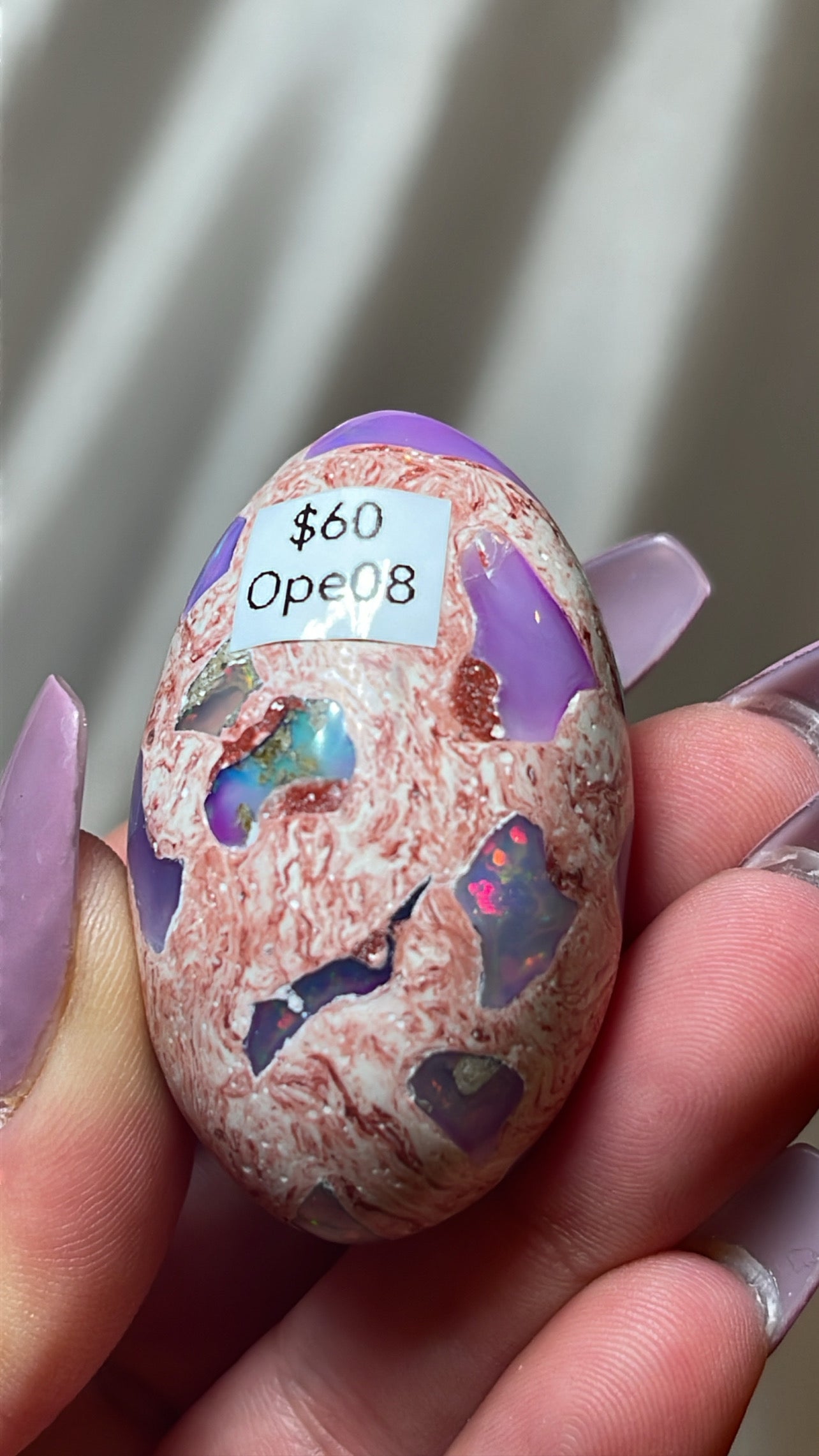 Mexican Fire Opal AAA Egg