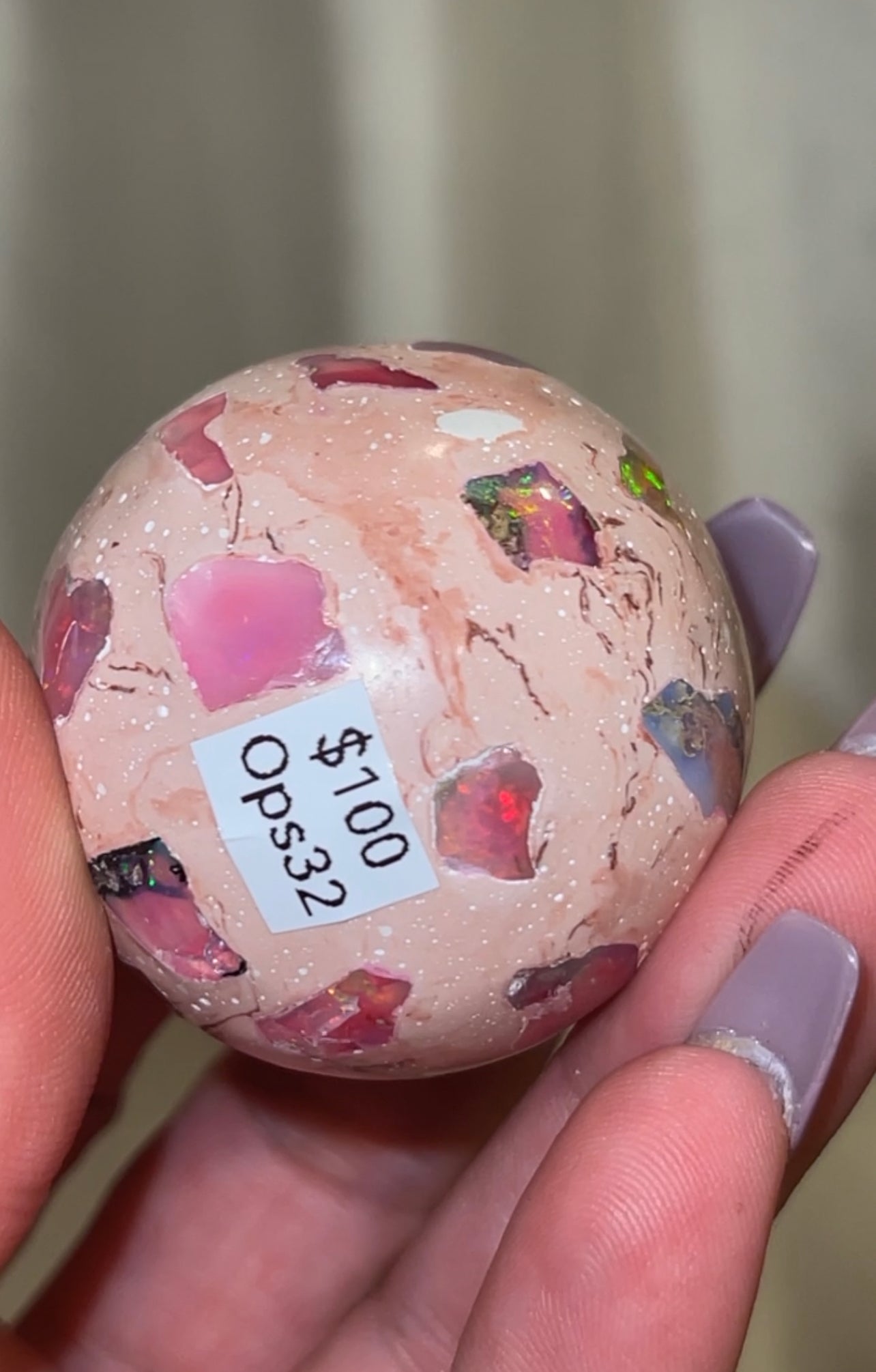 Mexican Fire Opal AAA Sphere