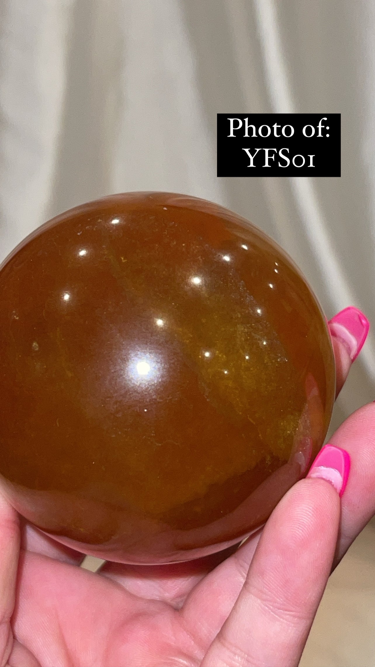 Bumblebee Fluorite Large Sphere