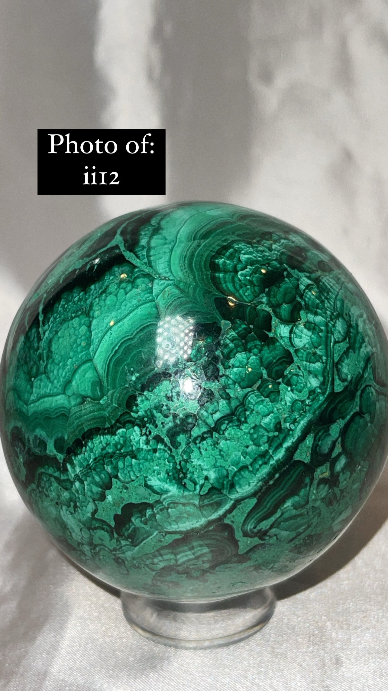 Malachite AA Large/XL Sphere
