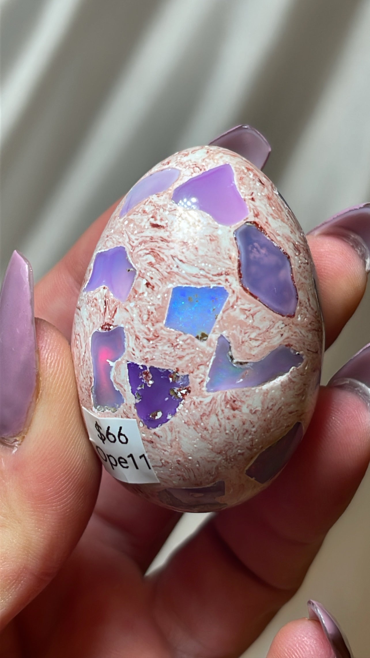 Mexican Fire Opal AAA Egg