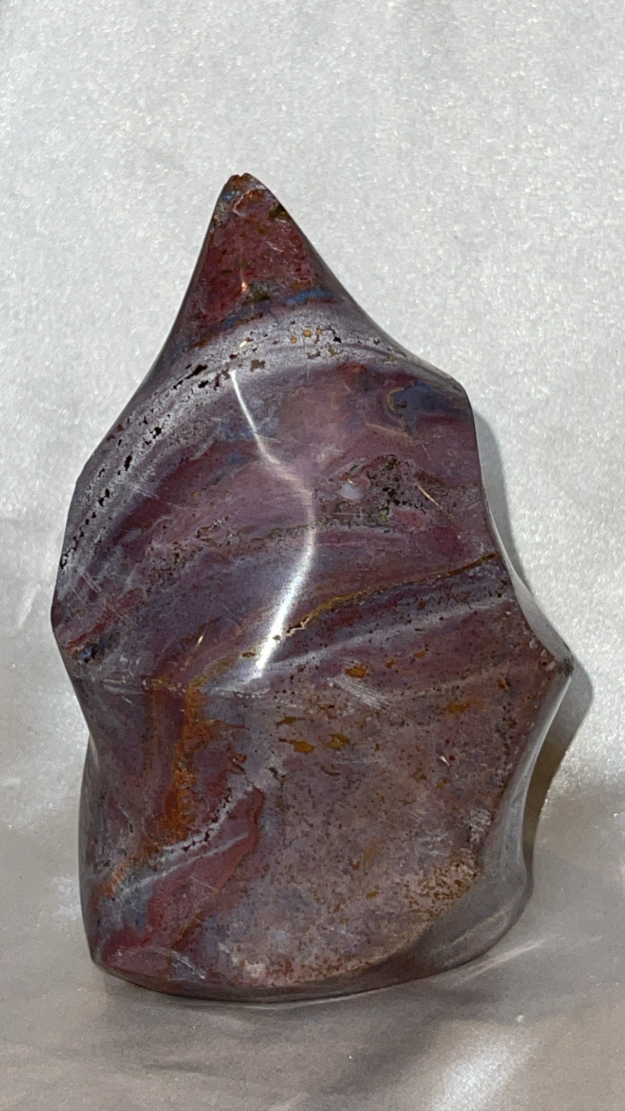 Pink/Purple Ocean Jasper AAA Large Flame