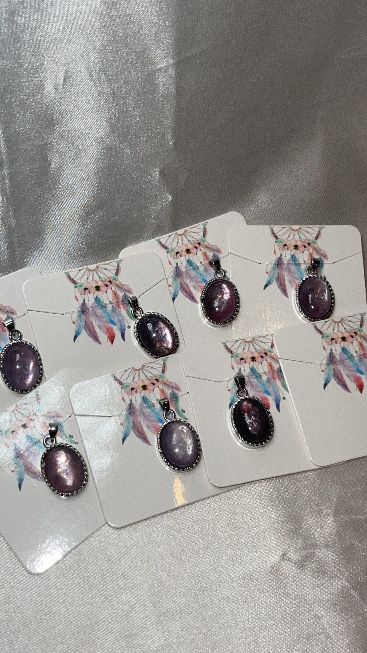 Gem Lepidolite Pendant