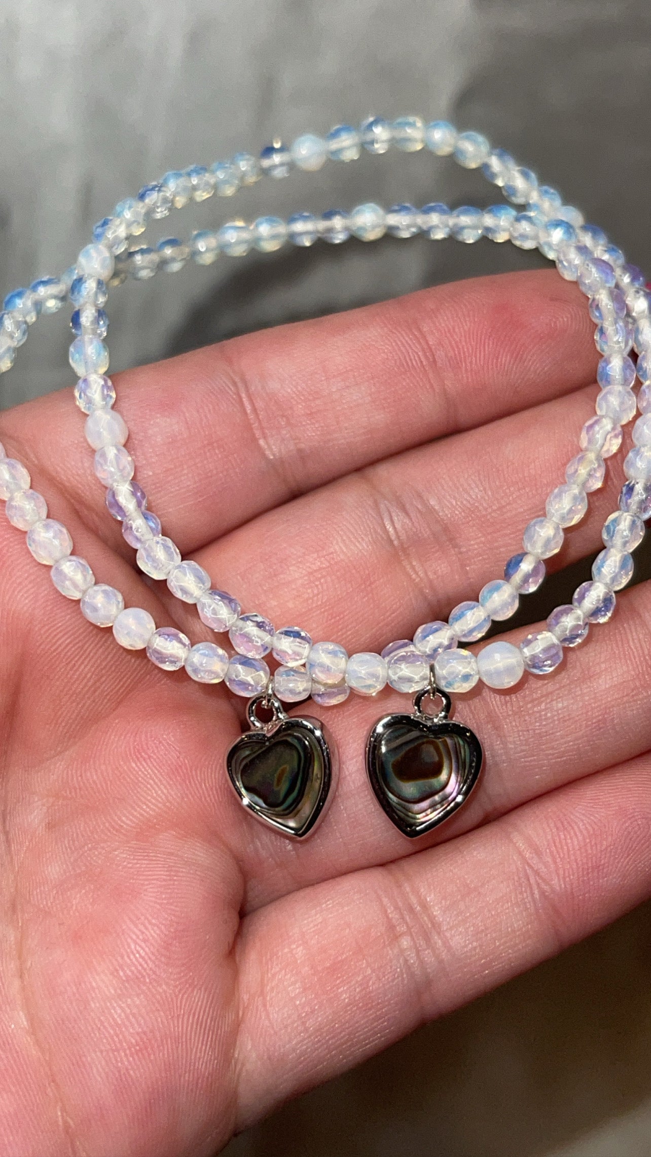Opalite Faceted 4mm Bracelet