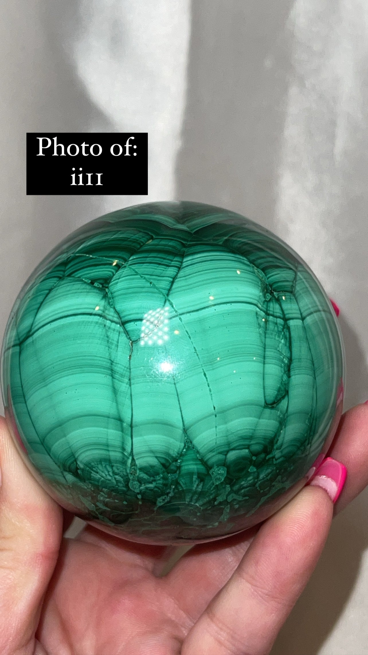 Malachite AA Large/XL Sphere