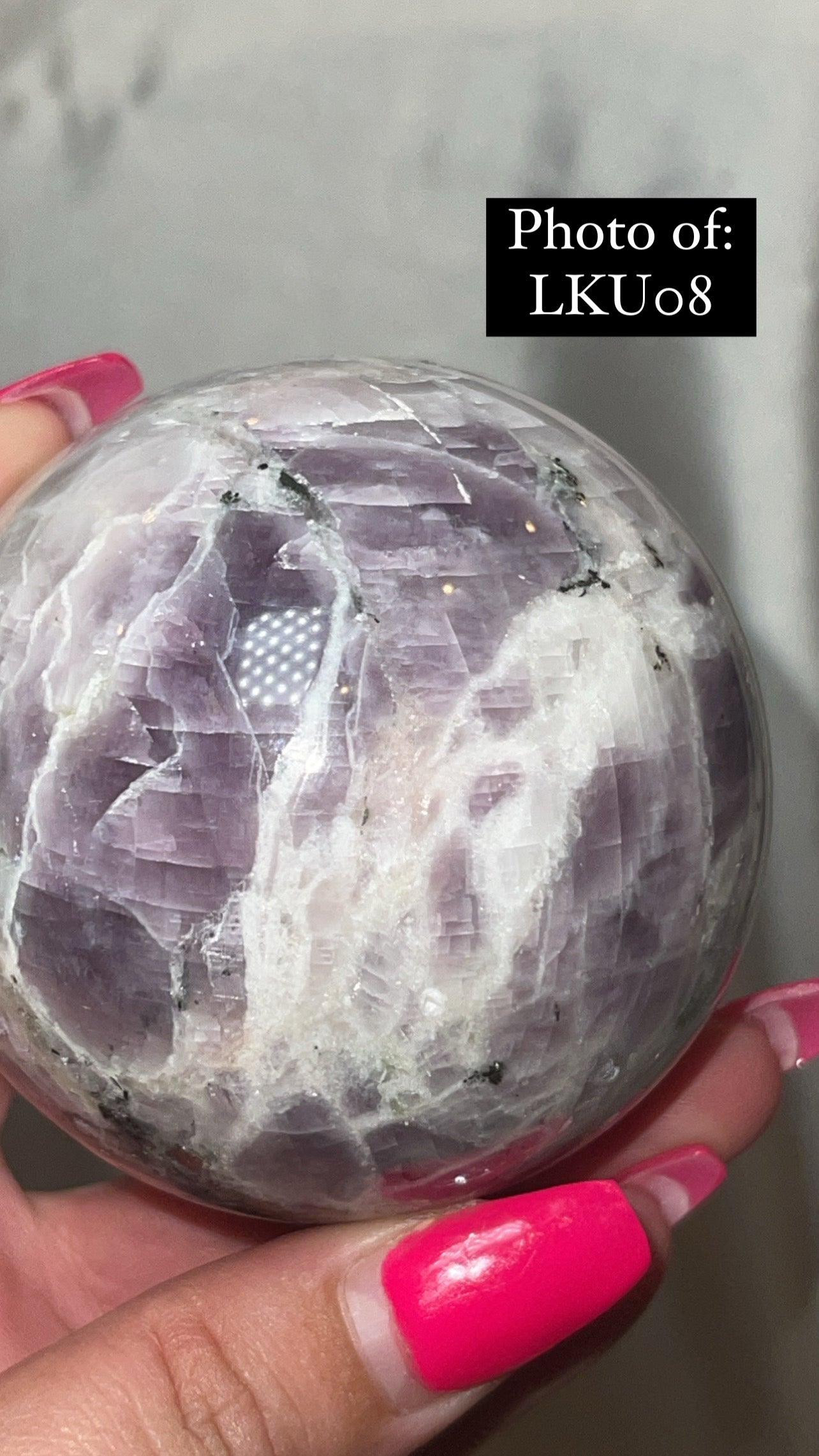 Kunzite High Grade Large Sphere