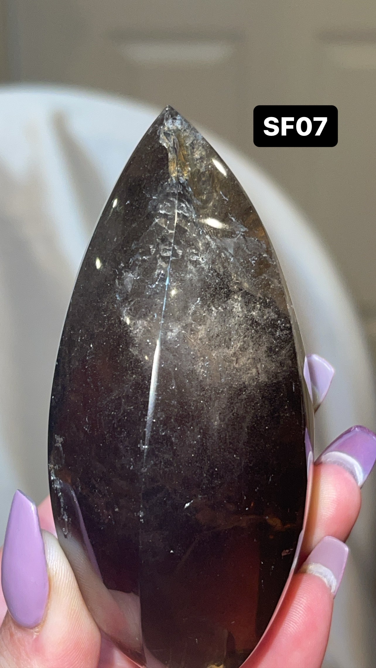 Smoky Quartz AAA Flame