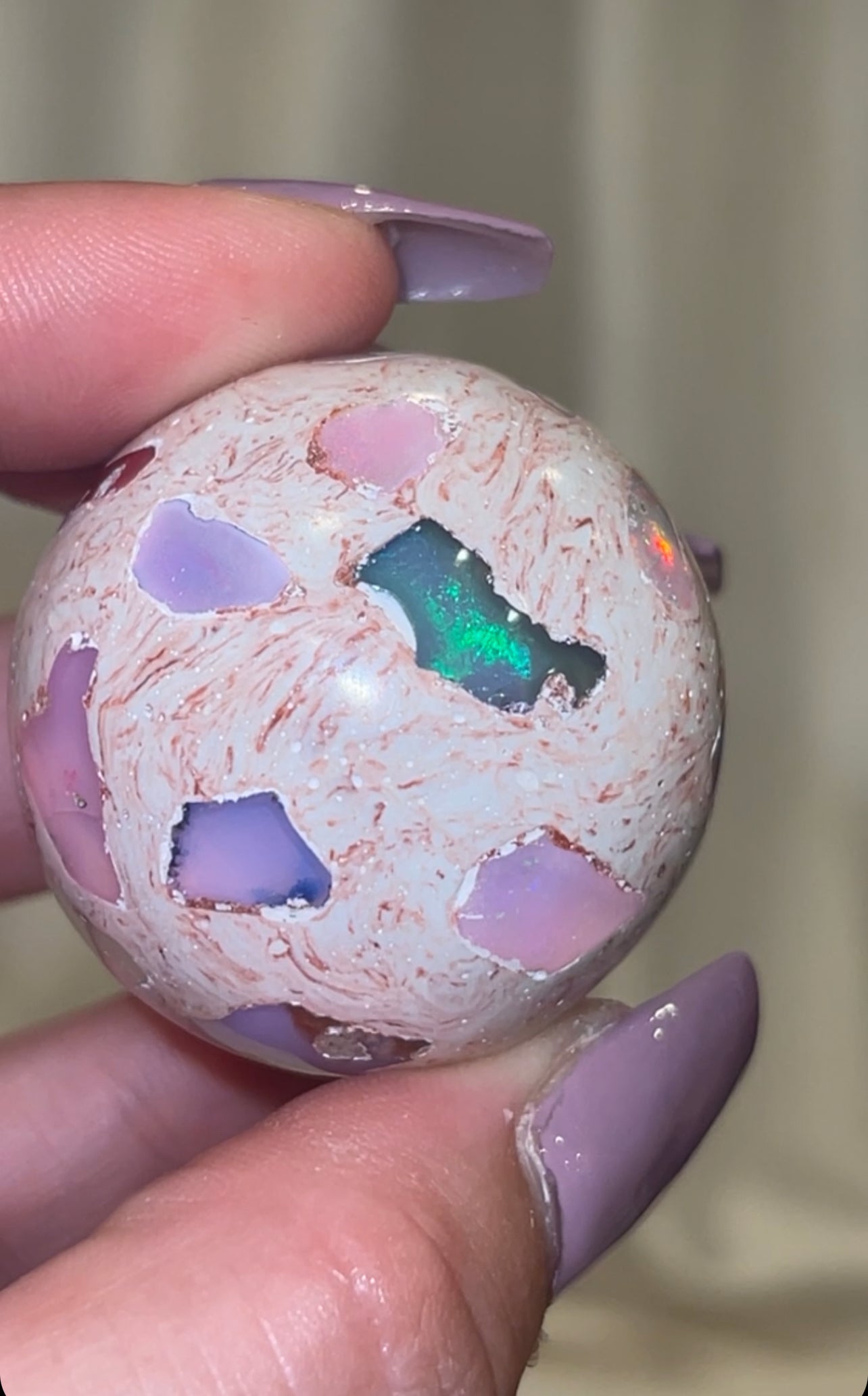 Mexican Fire Opal AAA Sphere