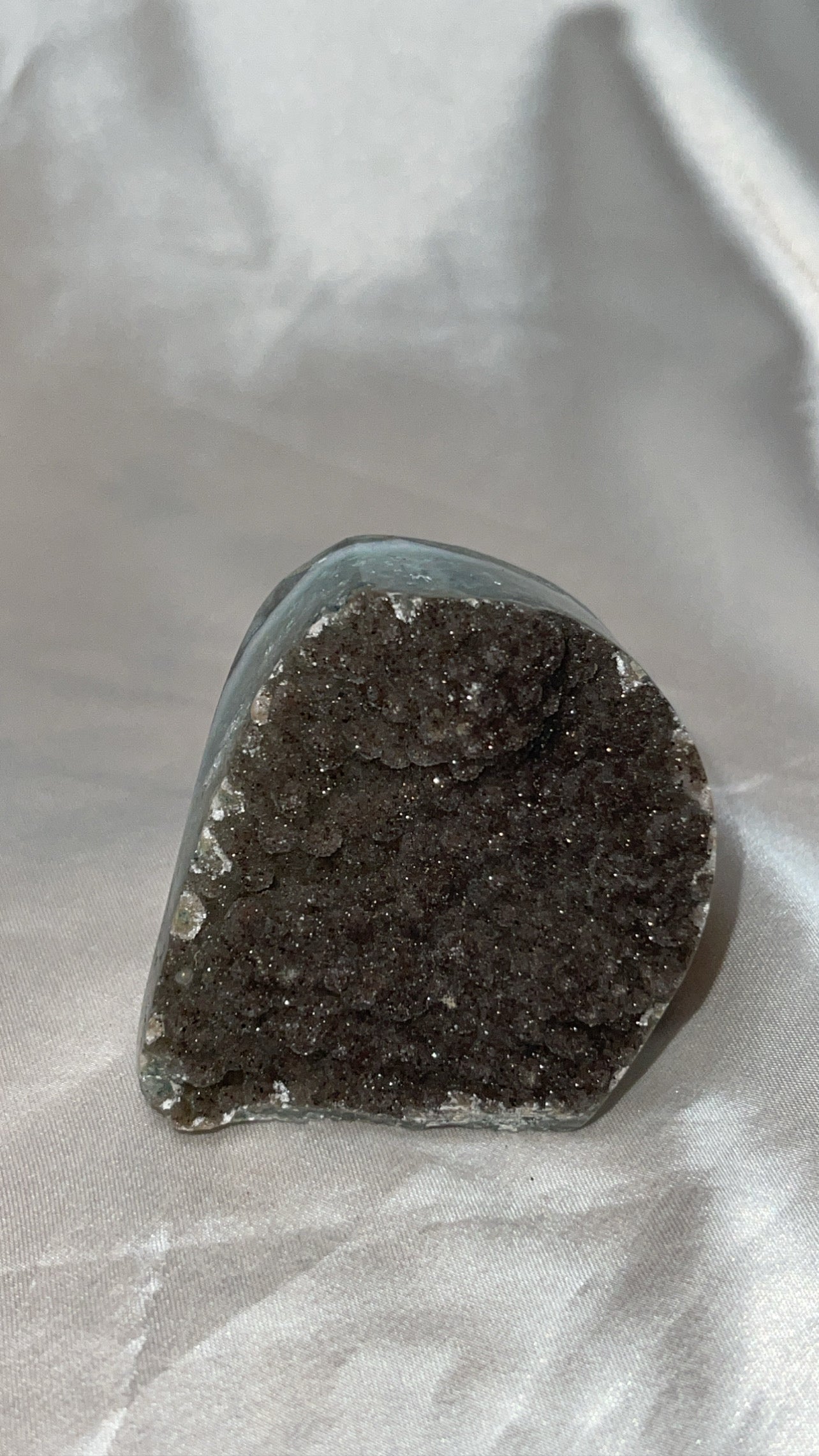 Druzy Black Galaxy Amethyst Cutbase